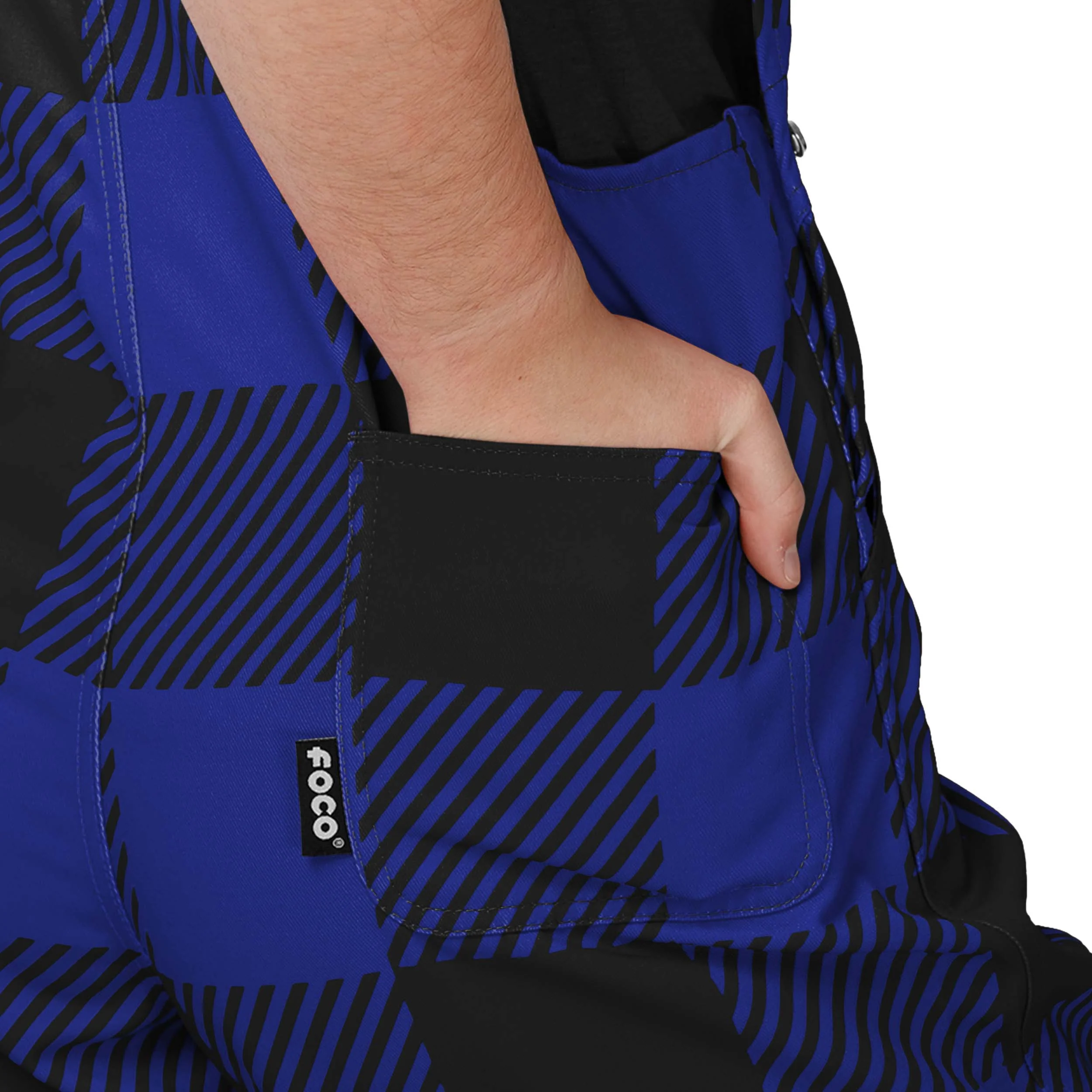 Baltimore Ravens NFL Youth Plaid Bib Overalls - Image 6