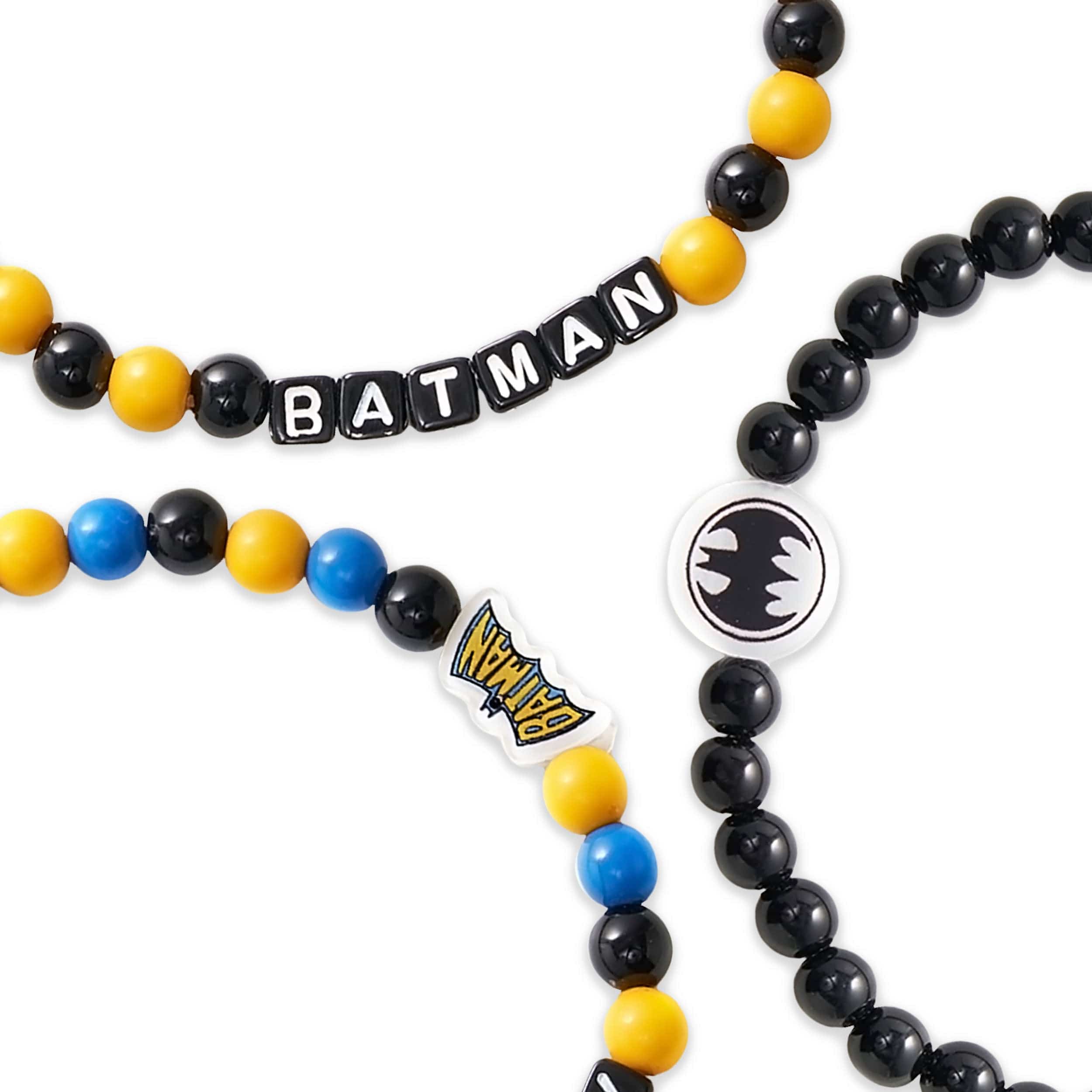 Batman™ DC 3 Pack Beaded Friendship Bracelet - Image 2