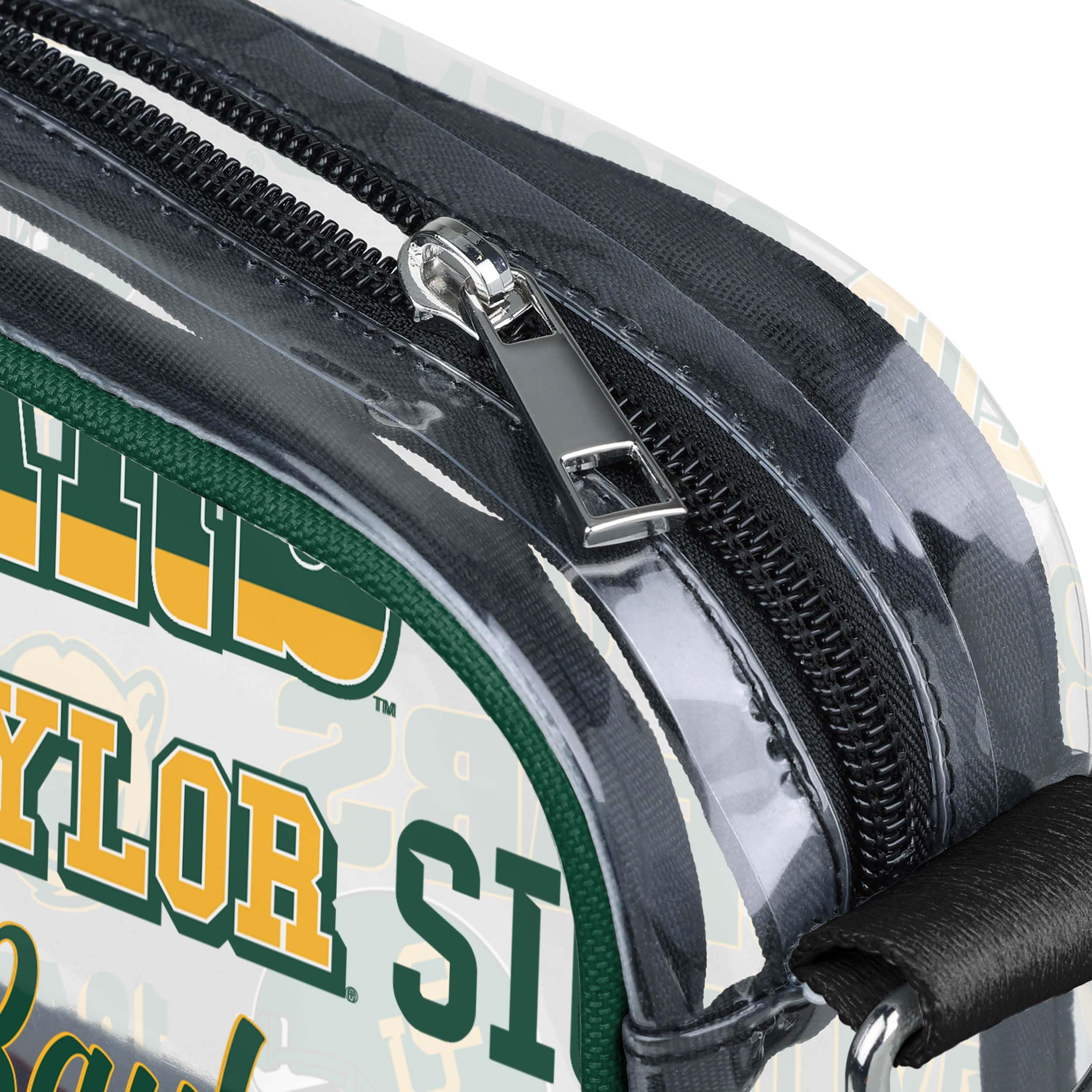 Baylor Bears NCAA Repeat Retro Print Clear Crossbody Bag - Image 4
