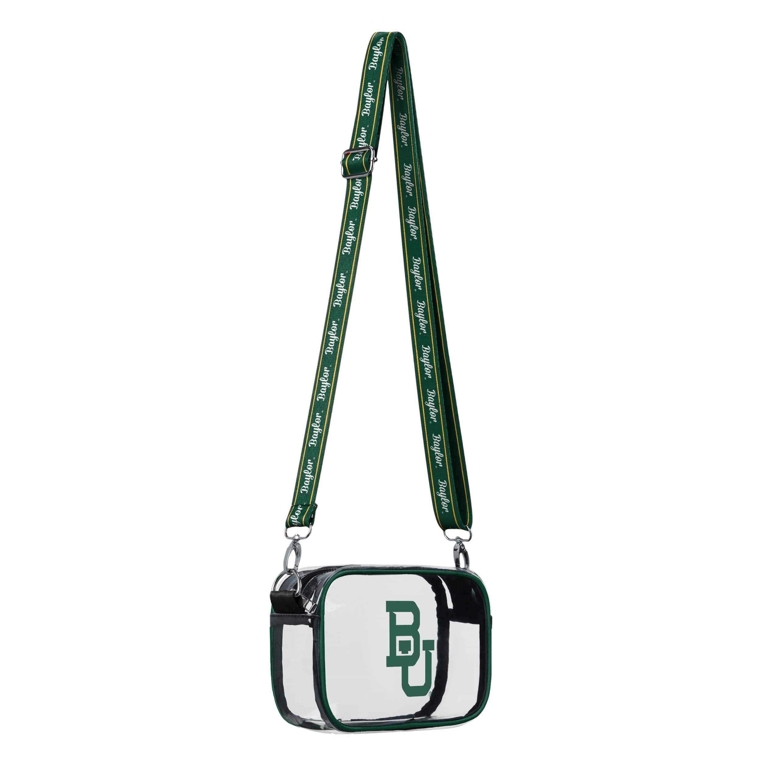 Baylor Bears NCAA Team Stripe Clear Crossbody Bag - Image 2