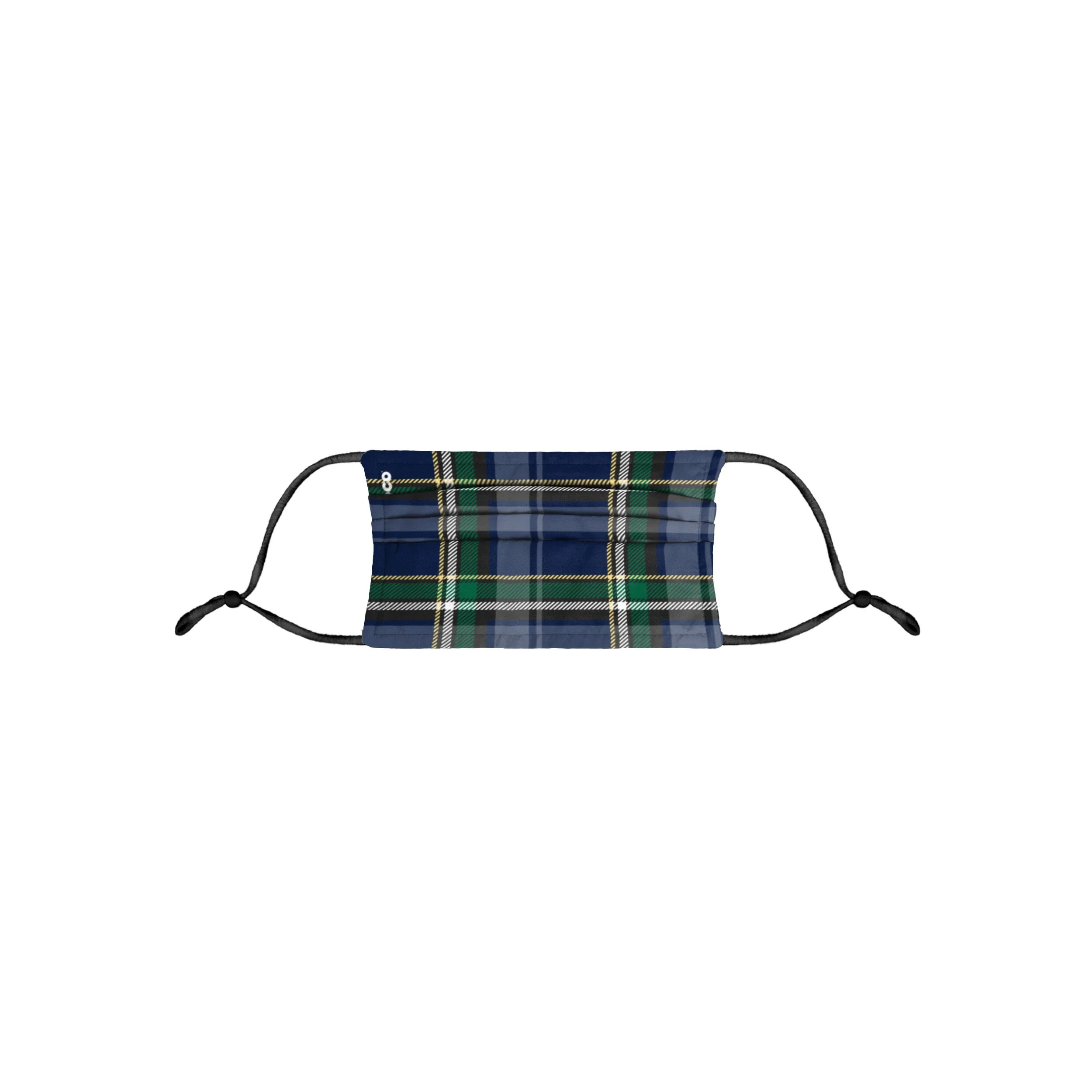 Blue Plaid Adjustable 3 Pack Face Cover - Image 5