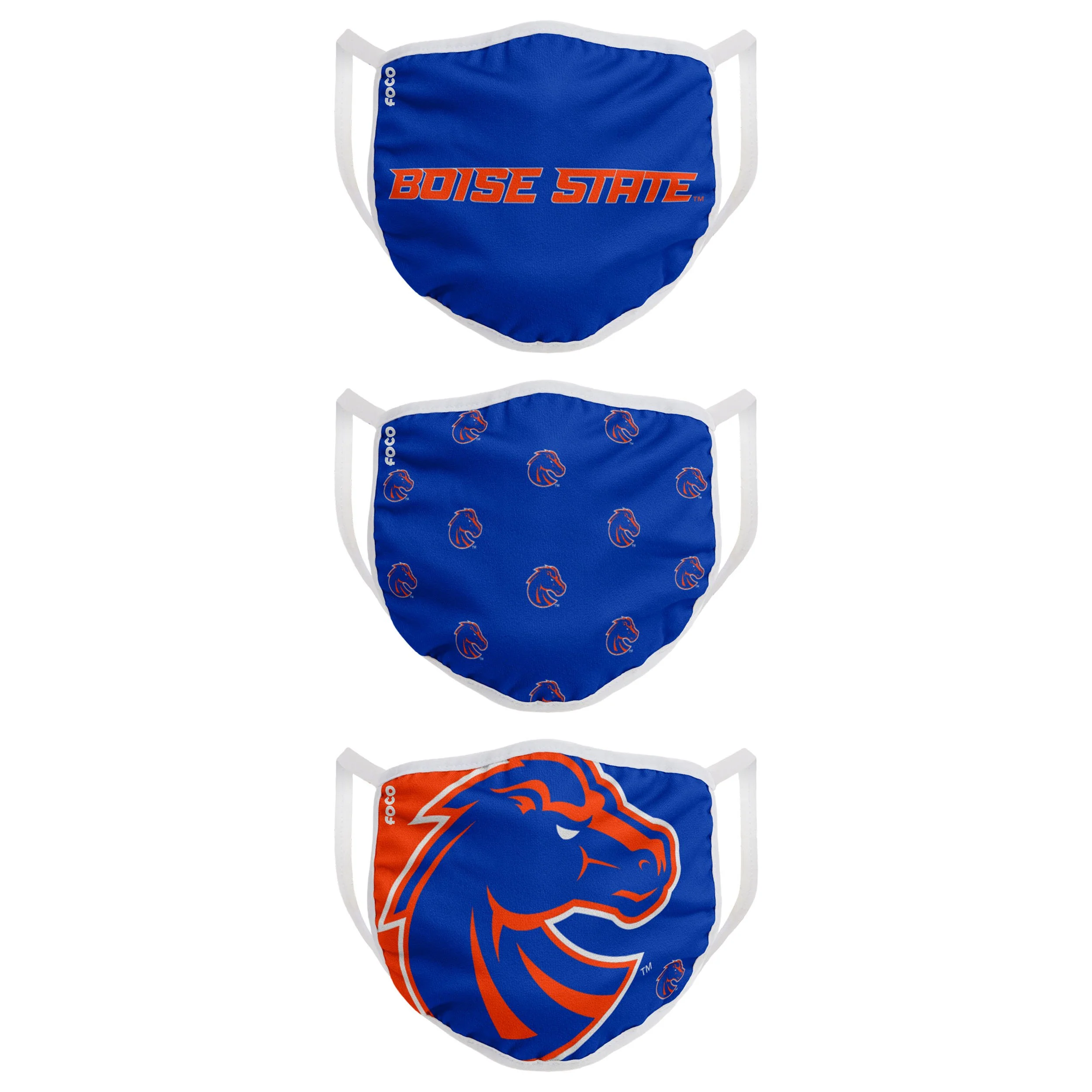 Boise State Broncos NCAA 3 Pack Face Cover - Image 2