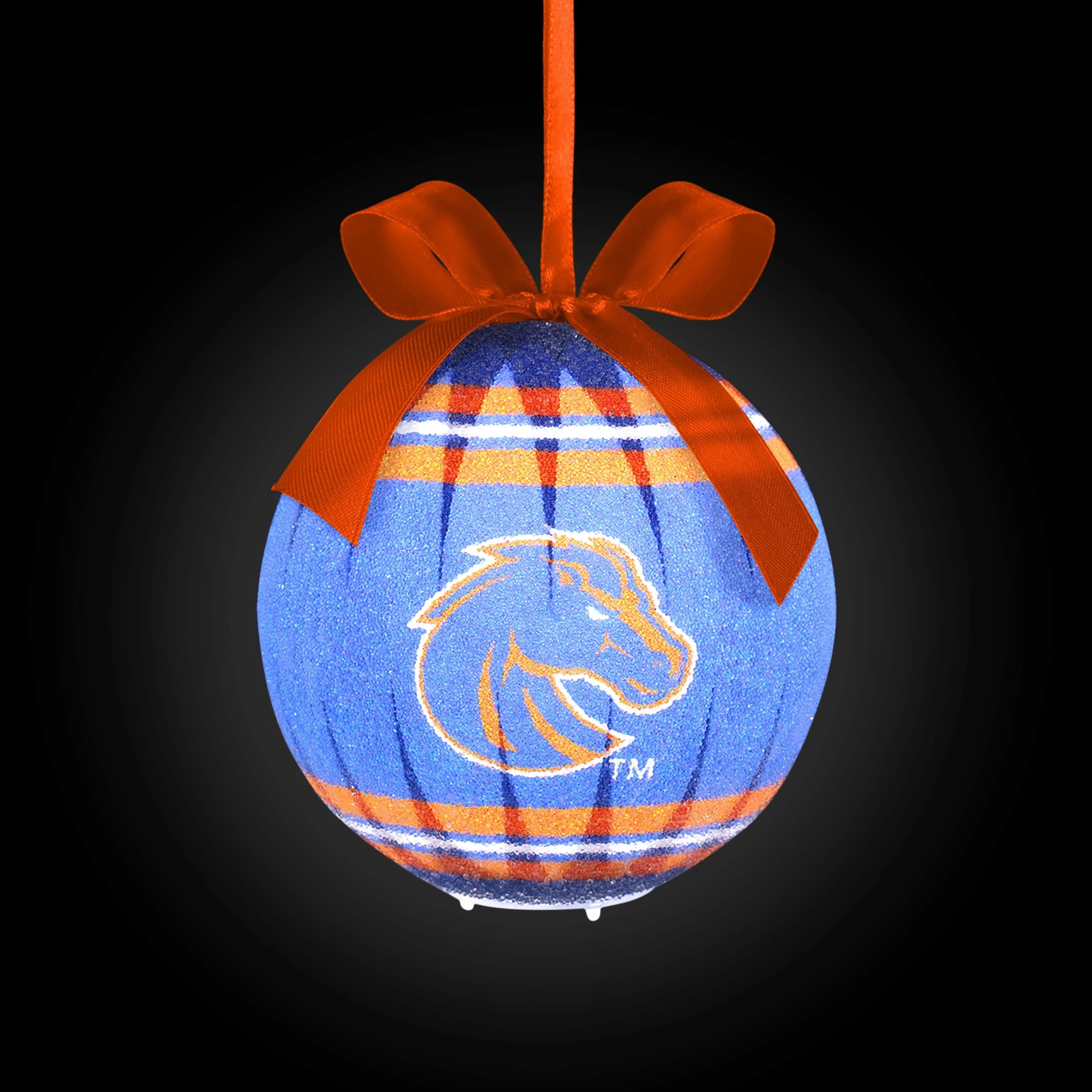 Boise State Broncos NCAA LED Shatterproof Ball Ornament - Image 2
