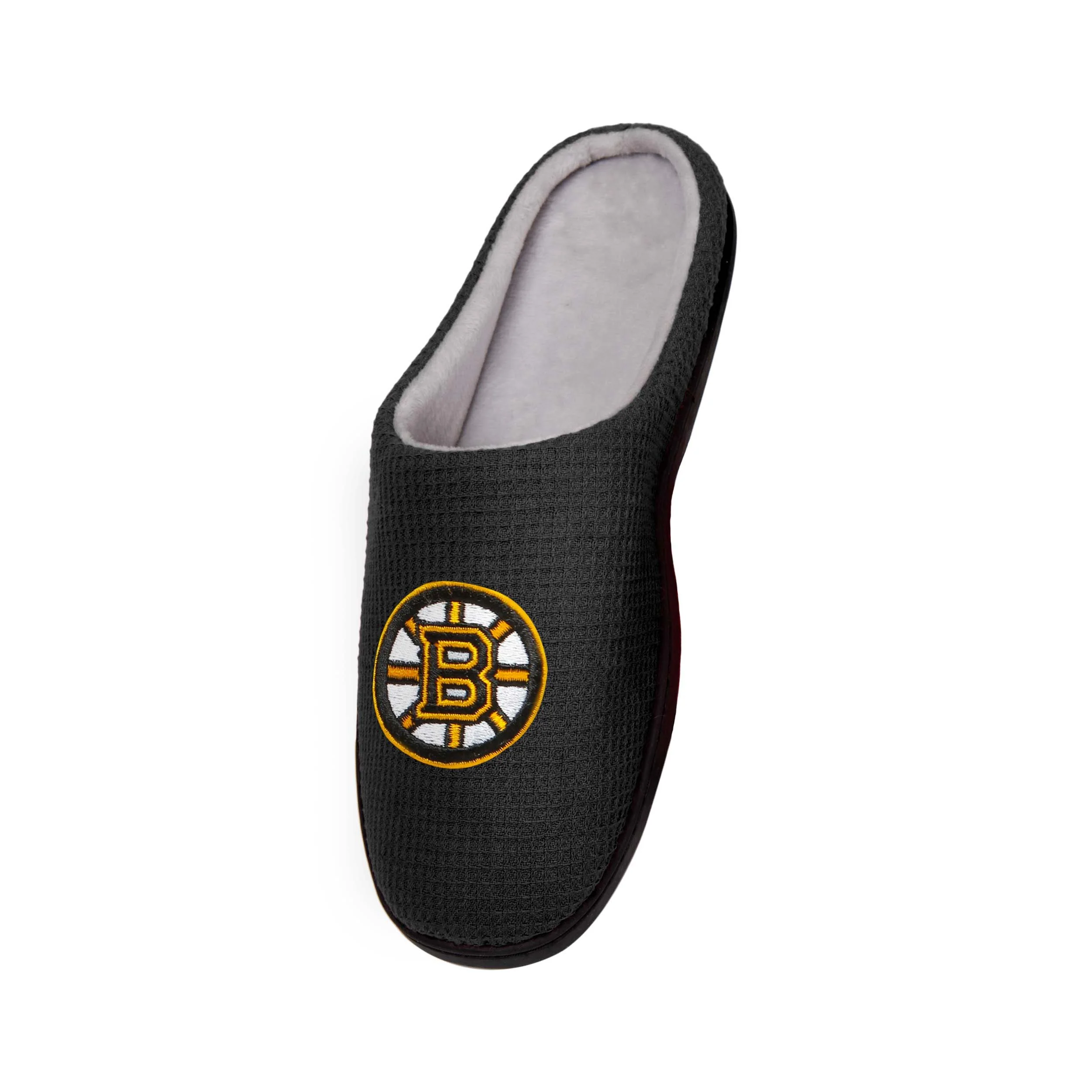 Boston Bruins NHL Mens Memory Foam Slide Slippers - Image 3