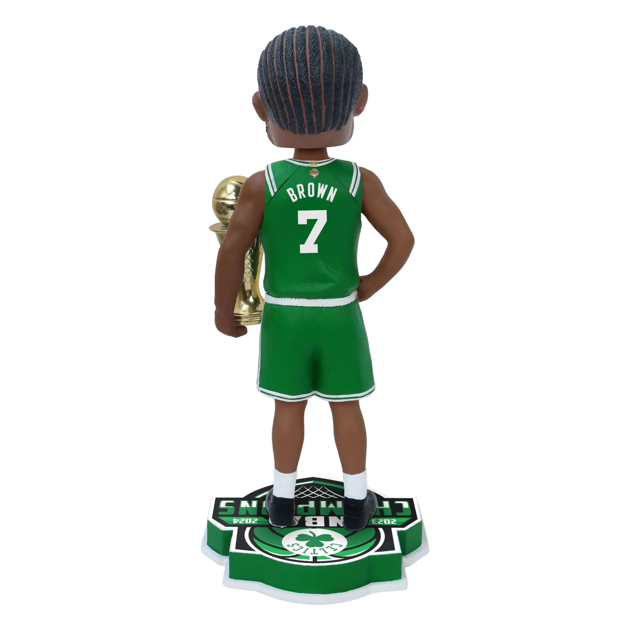 Boston Celtics 2024 NBA Champions Jaylen Brown MVP Bobblehead - Image 2