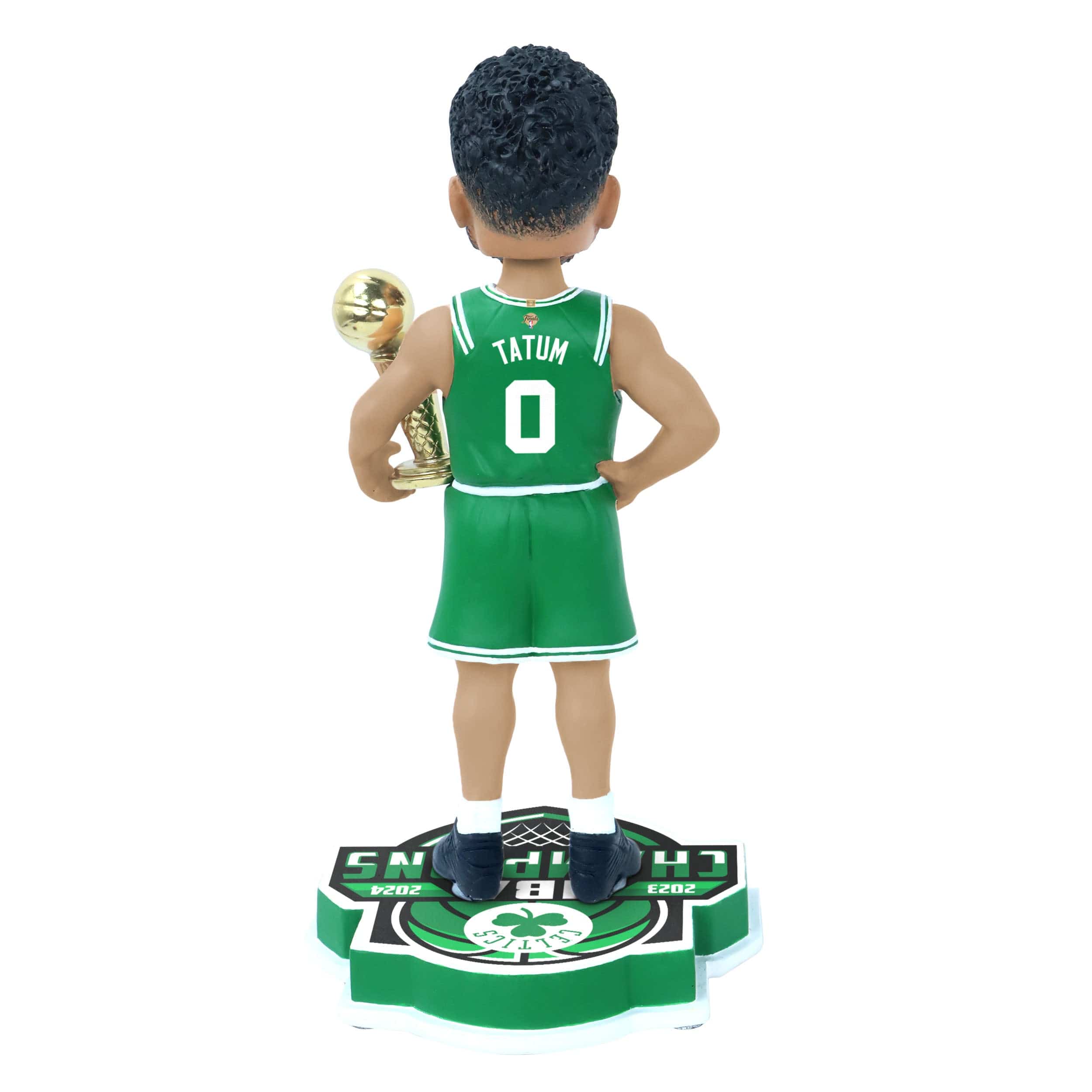 Boston Celtics 2024 NBA Champions Jayson Tatum Green Bobblehead - Image 2