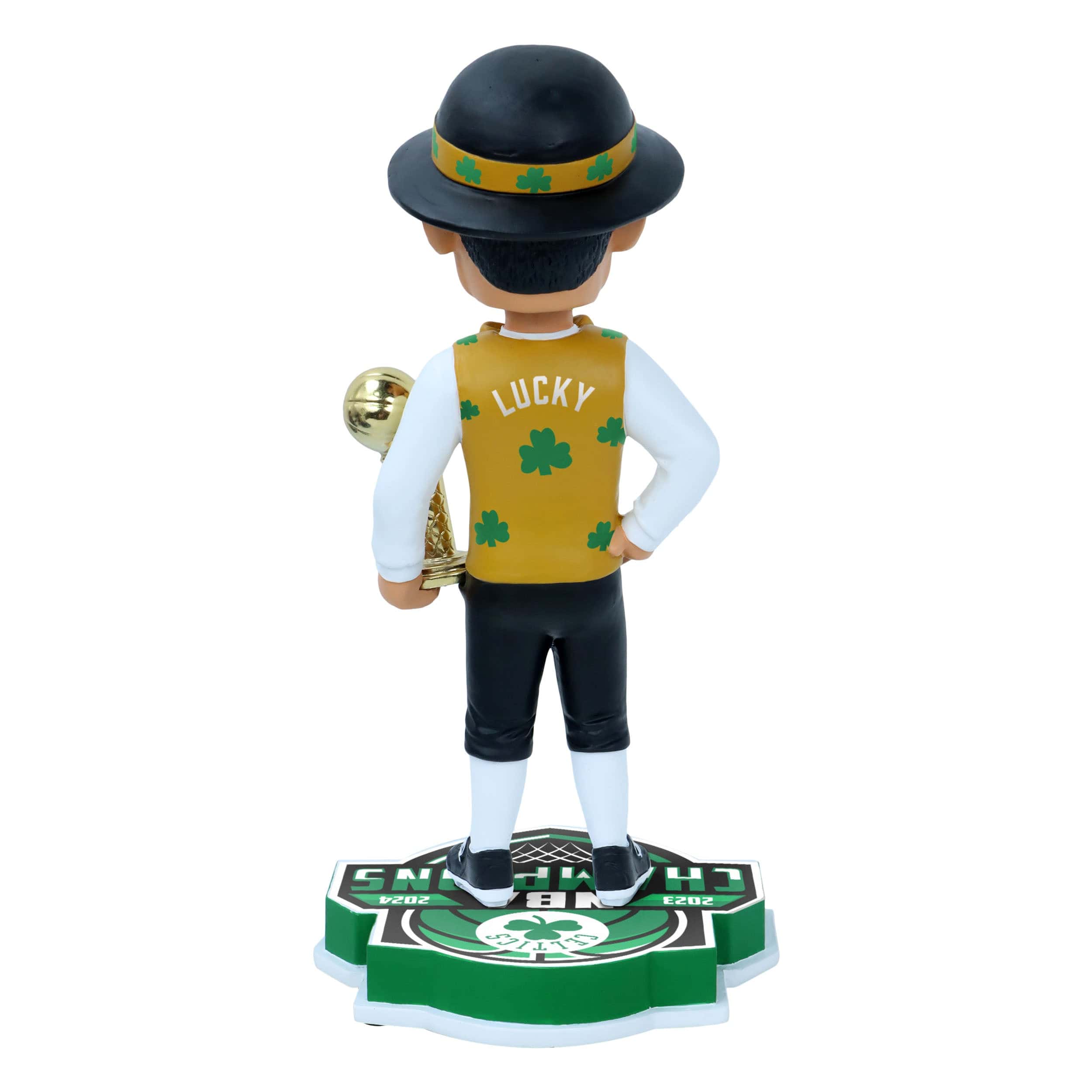 Boston Celtics 2024 NBA Champions Lucky The Leprechaun Mascot Bobblehead - Image 2