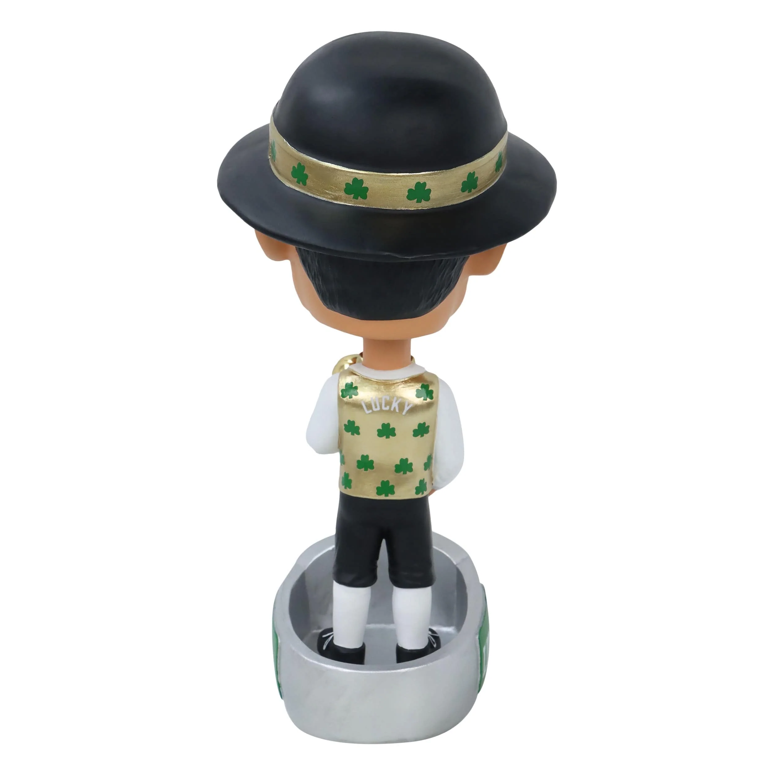 Boston Celtics 2024 NBA Champions Lucky The Leprechaun Ring Base Mascot Bighead Bobblehead - Image 5