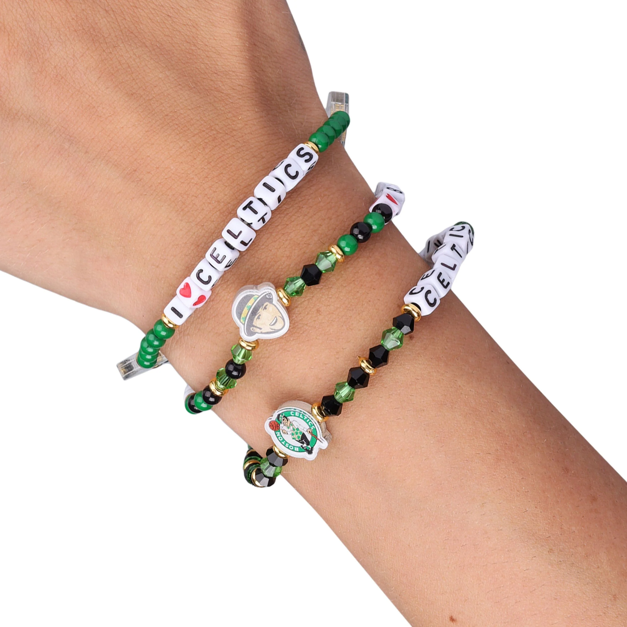 Boston Celtics NBA 3 Pack Friendship Bracelet - Image 4