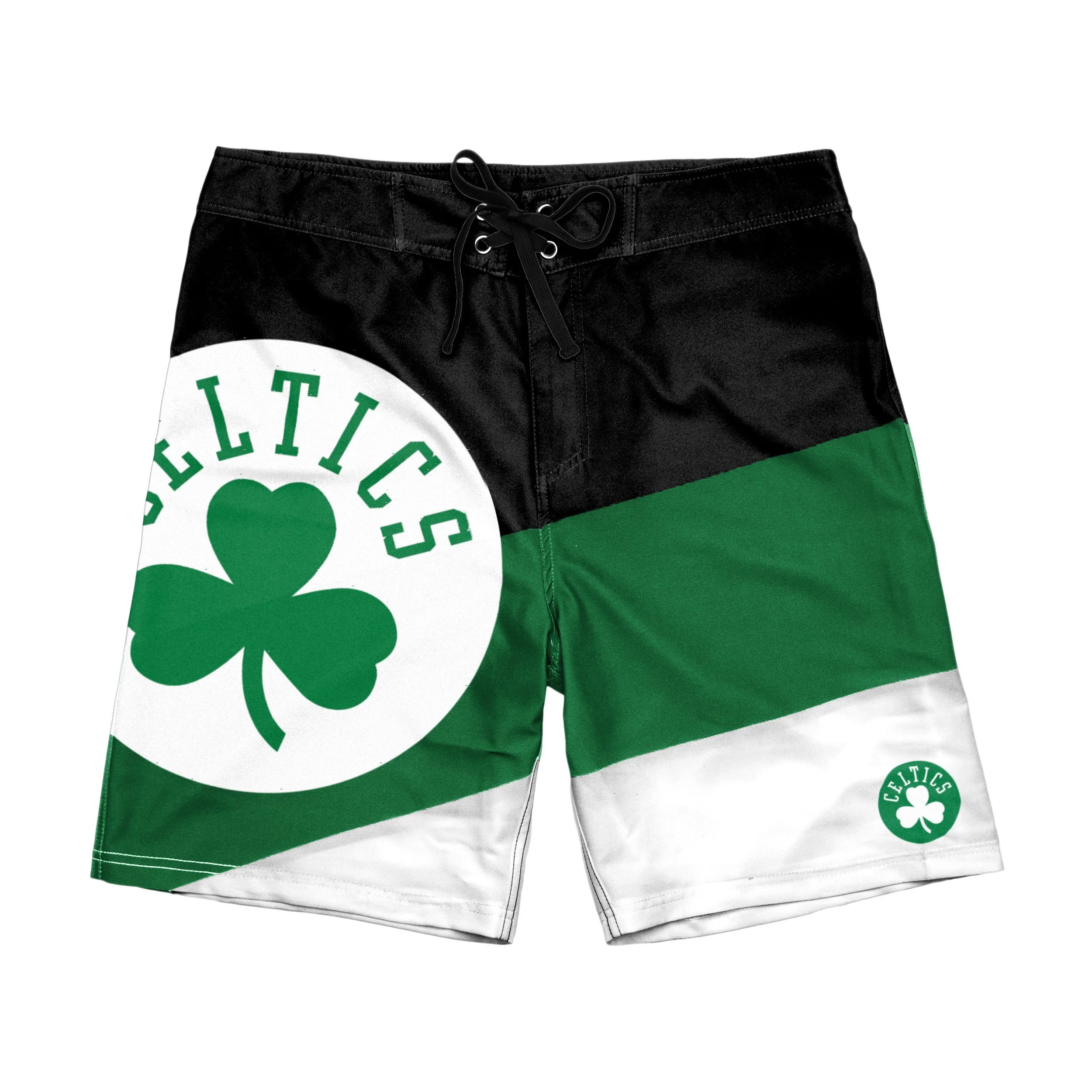 Boston Celtics NBA Mens Color Dive Boardshorts - Image 3