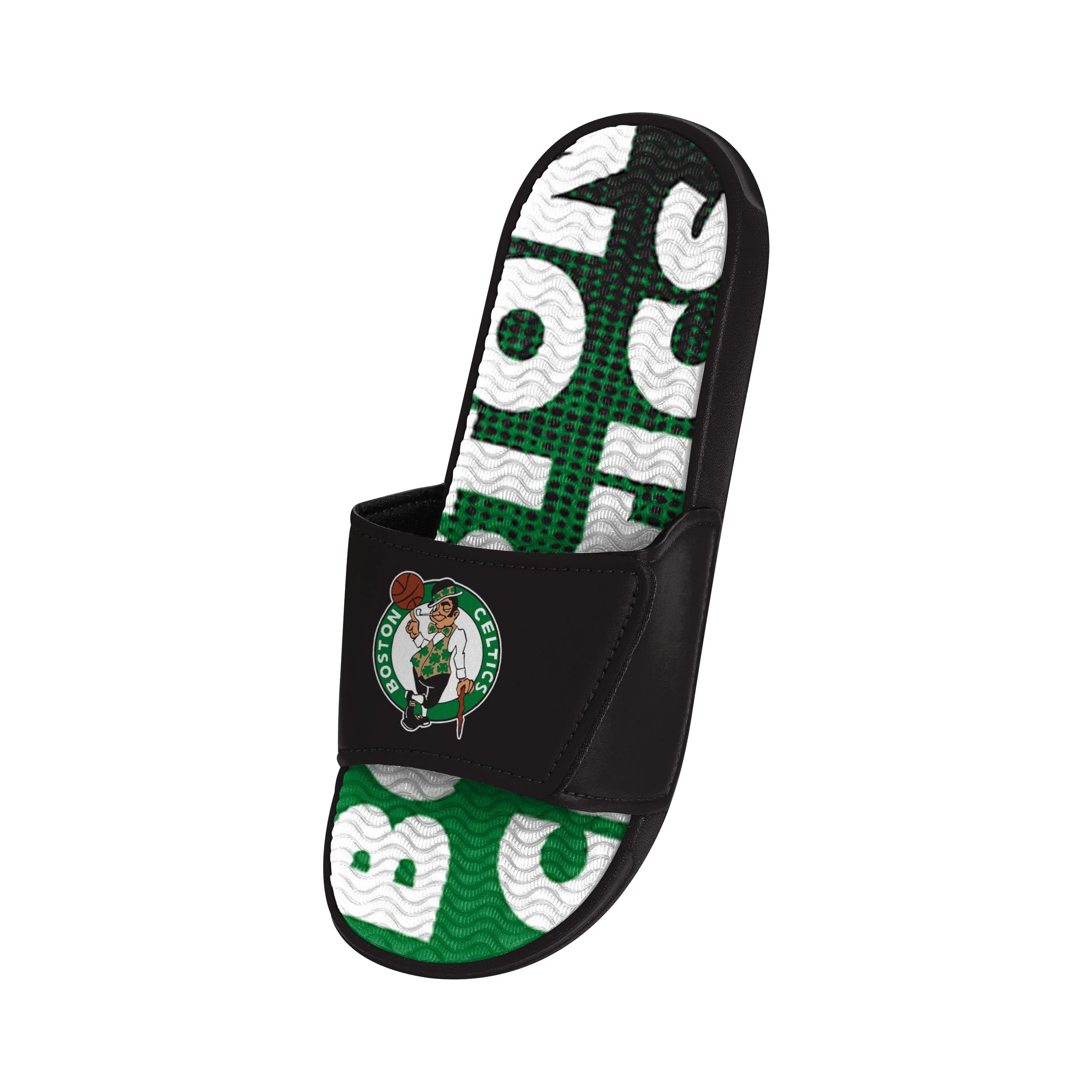 Boston Celtics NBA Mens Gradient Wordmark Gel Slide - Image 3