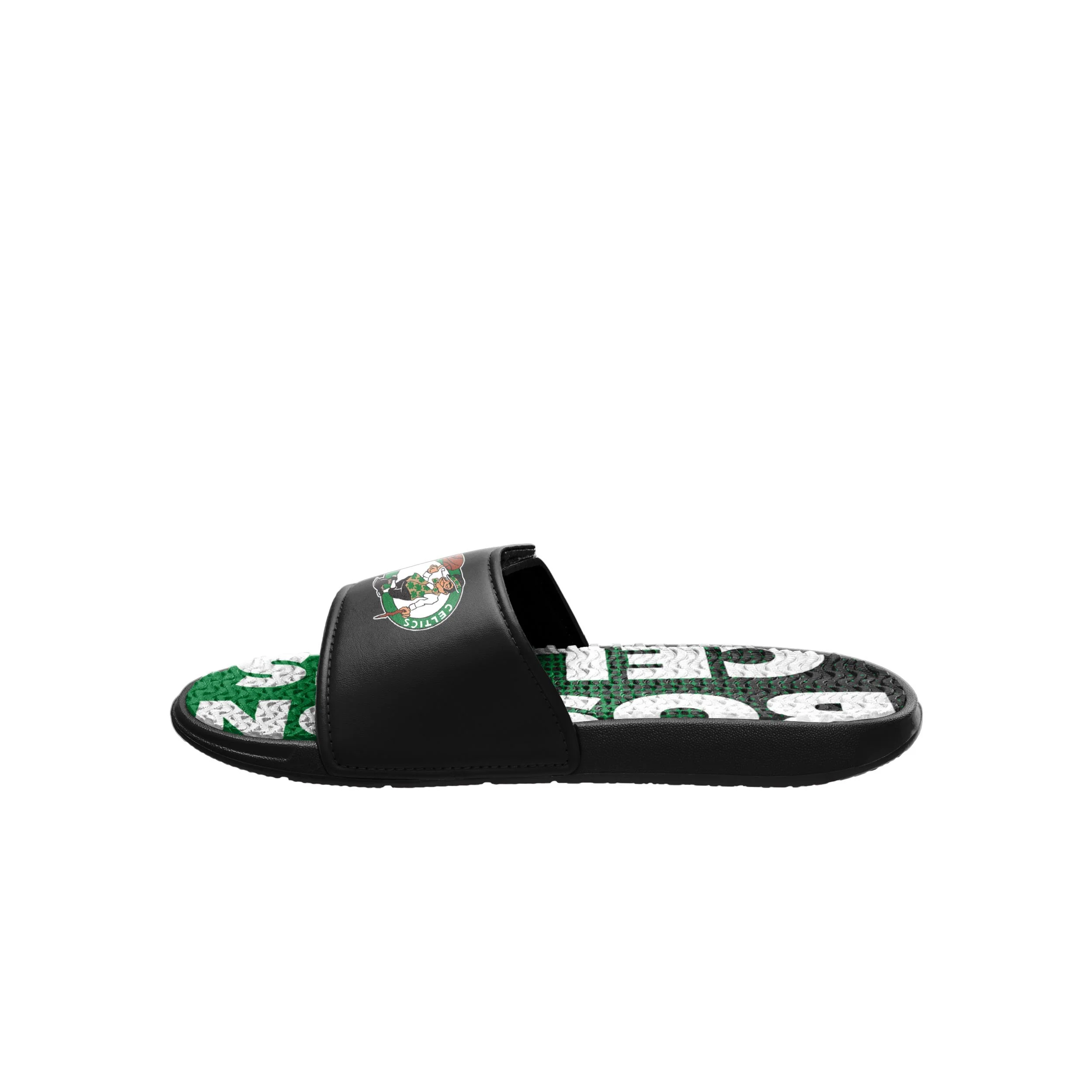 Boston Celtics NBA Mens Gradient Wordmark Gel Slide - Image 4