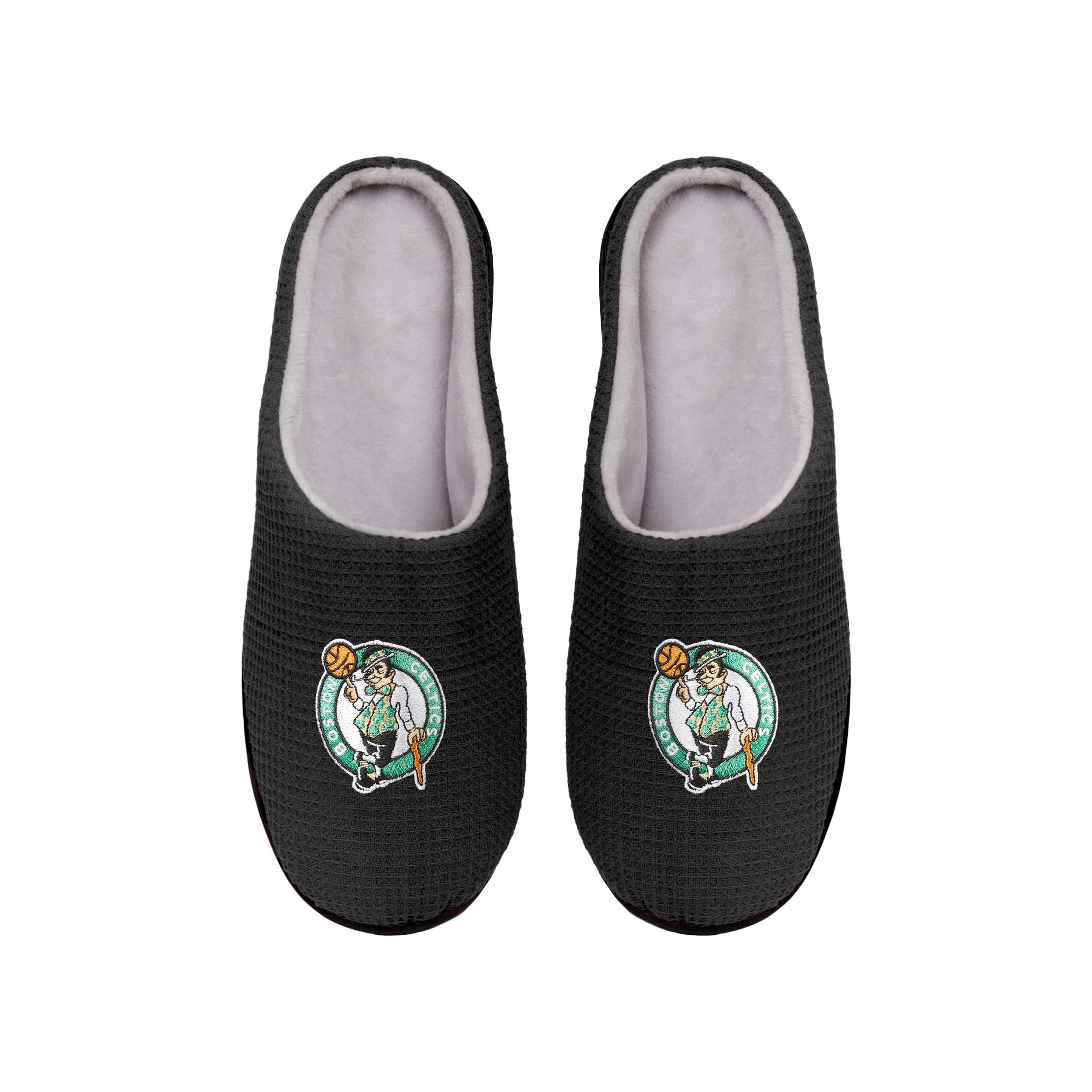 Boston Celtics NBA Mens Memory Foam Slide Slippers - Image 2