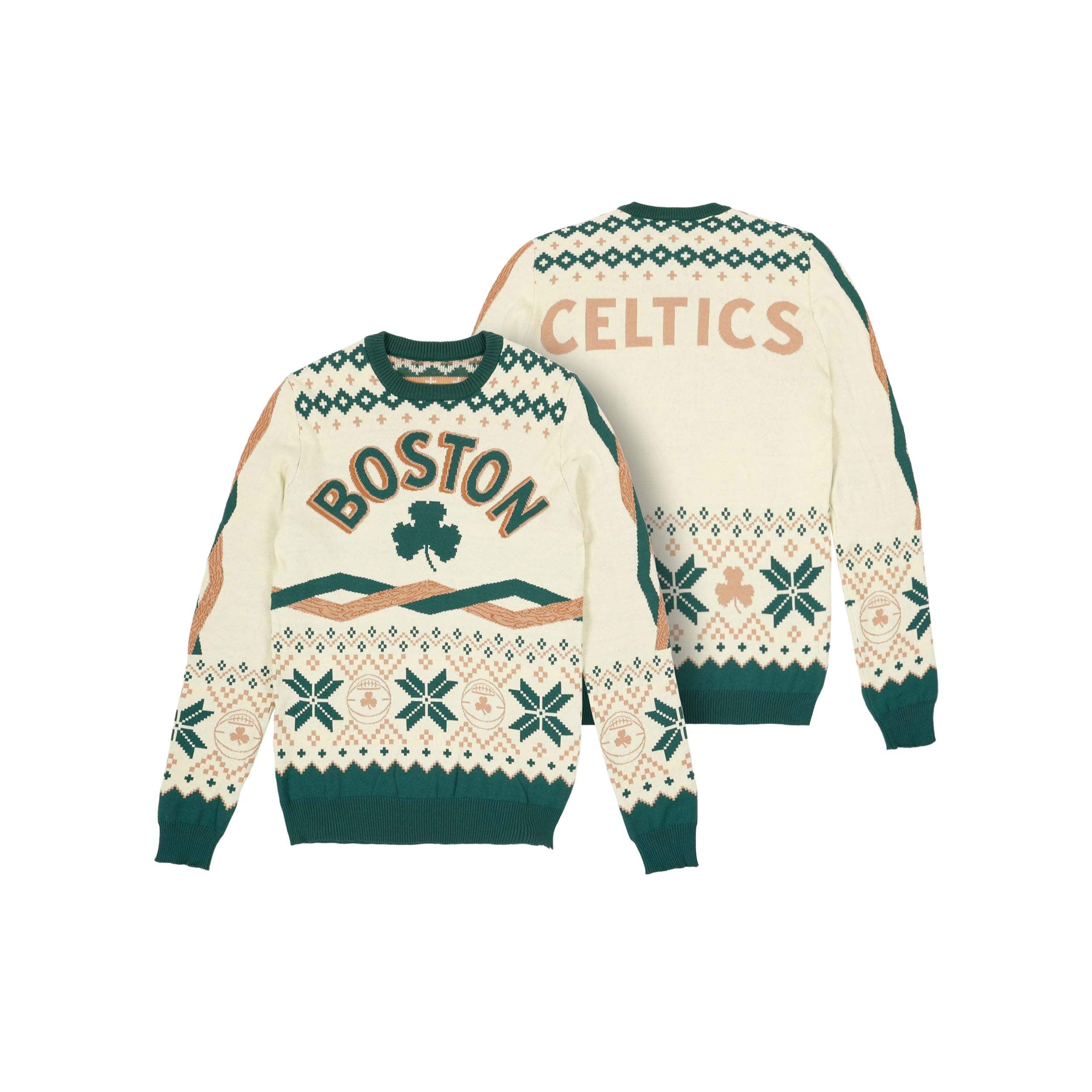 Boston Celtics NBA Mens Thematic Knit Sweater - Image 3