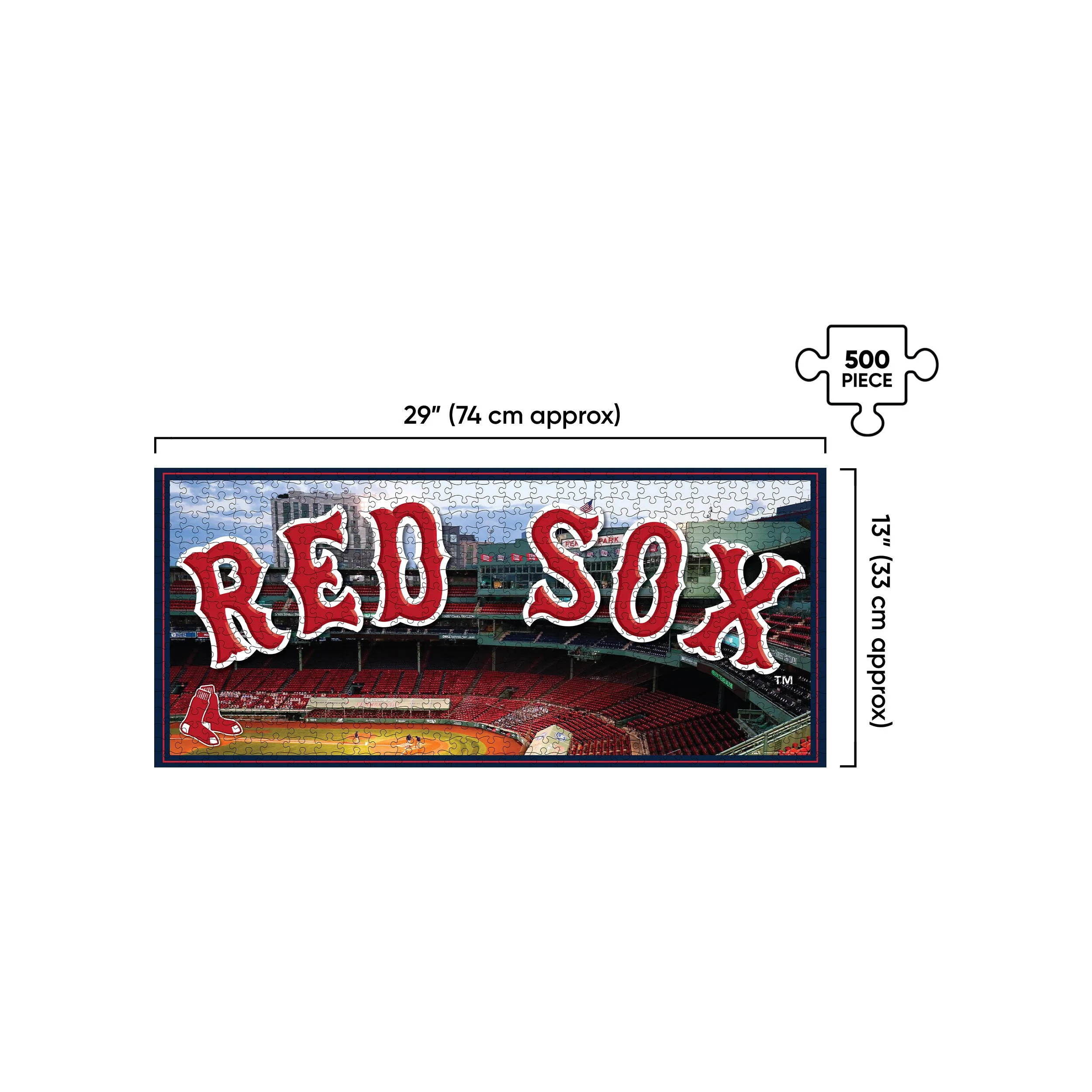 Boston Red Sox MLB 500 Piece Stadiumscape Jigsaw Puzzle PZLZ - Fenway Park - Image 2