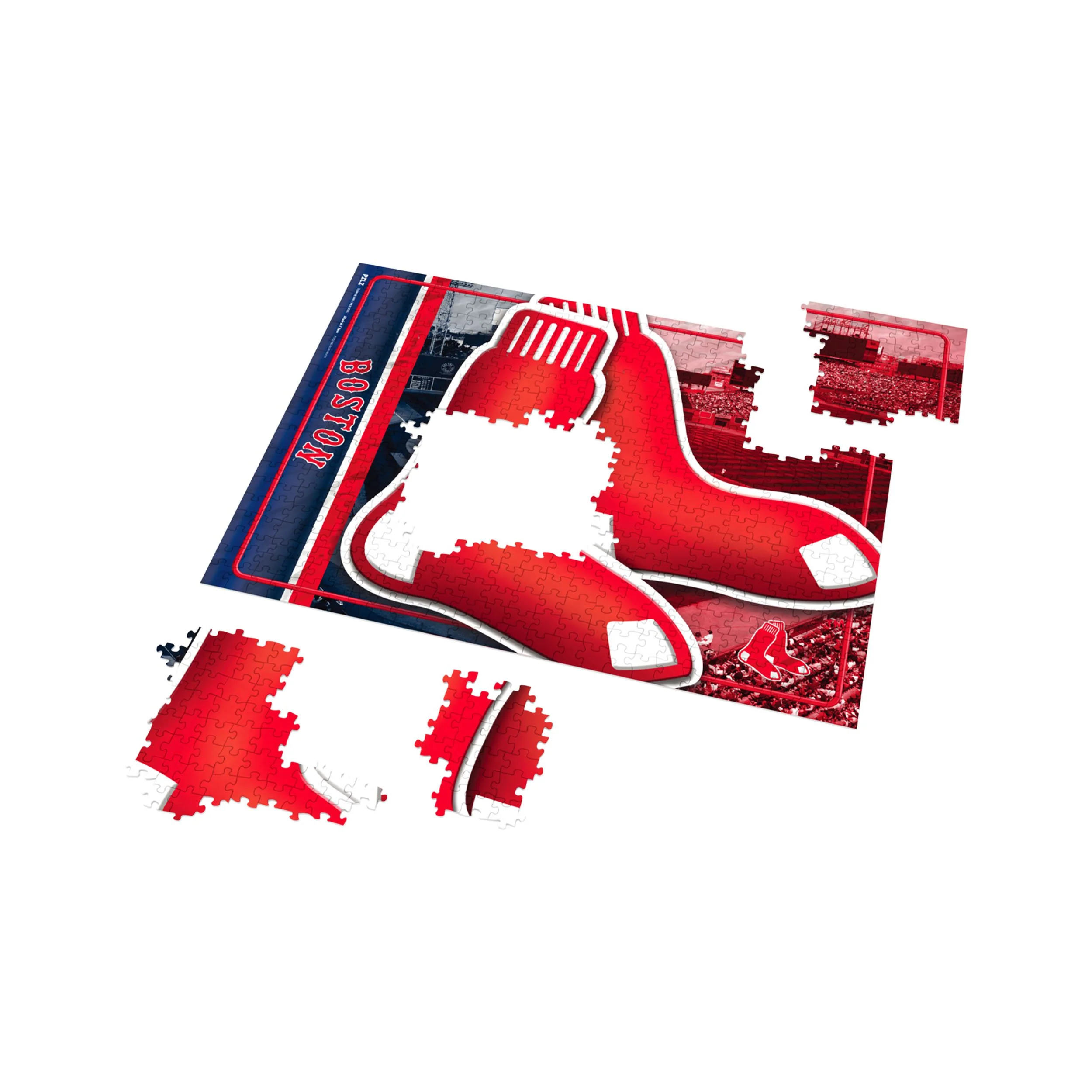 Boston Red Sox MLB Big Logo 500 Piece Jigsaw Puzzle PZLZ - Image 3