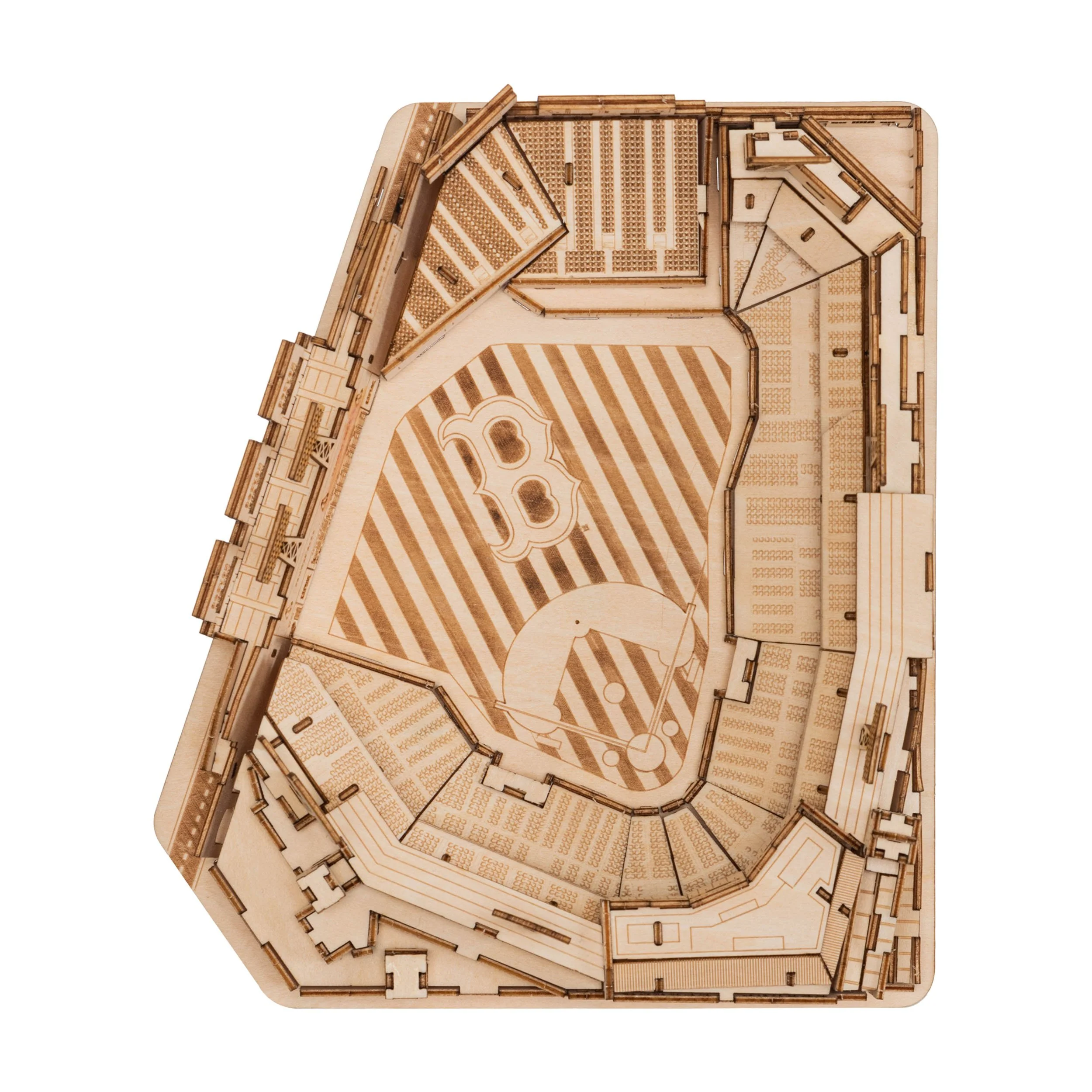 Boston Red Sox MLB Fenway Park Wood PZLZ Stadium - Image 5