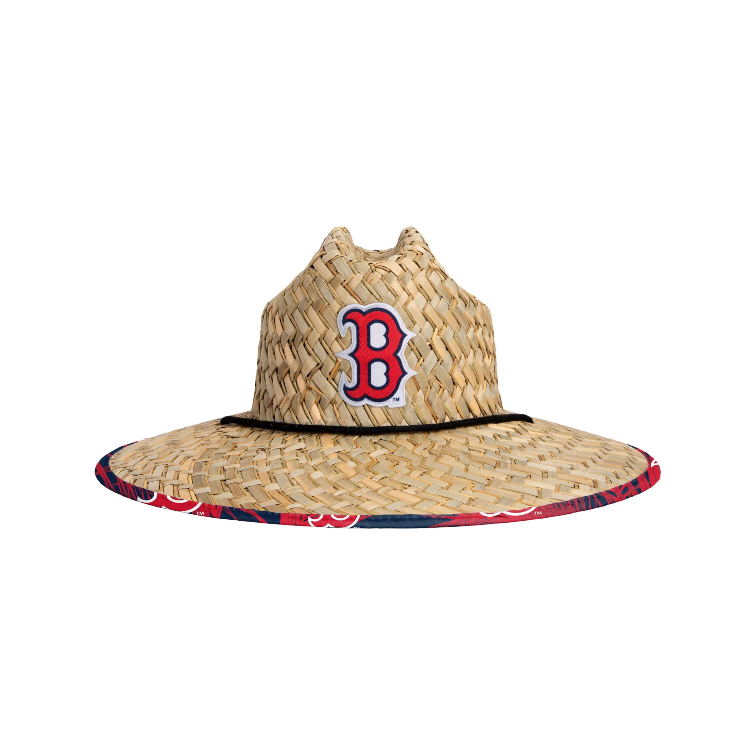 Boston Red Sox MLB Floral Straw Hat