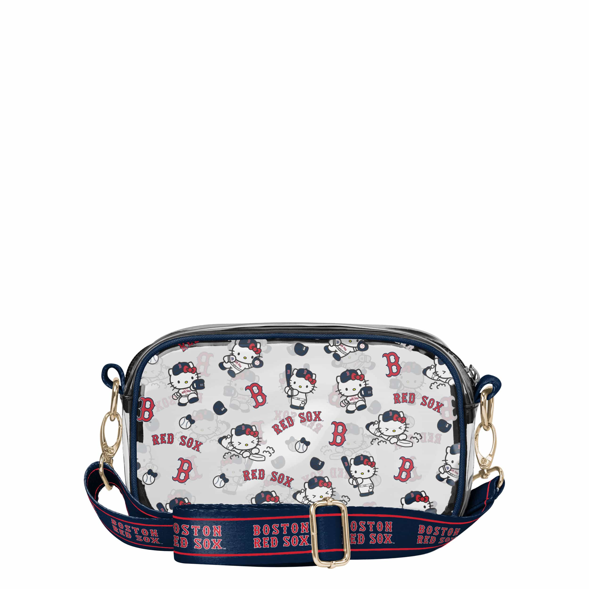 Boston Red Sox MLB Hello Kitty® Clear Crossbody Bag (PREORDER - SHIPS MID JUNE) - Image 5