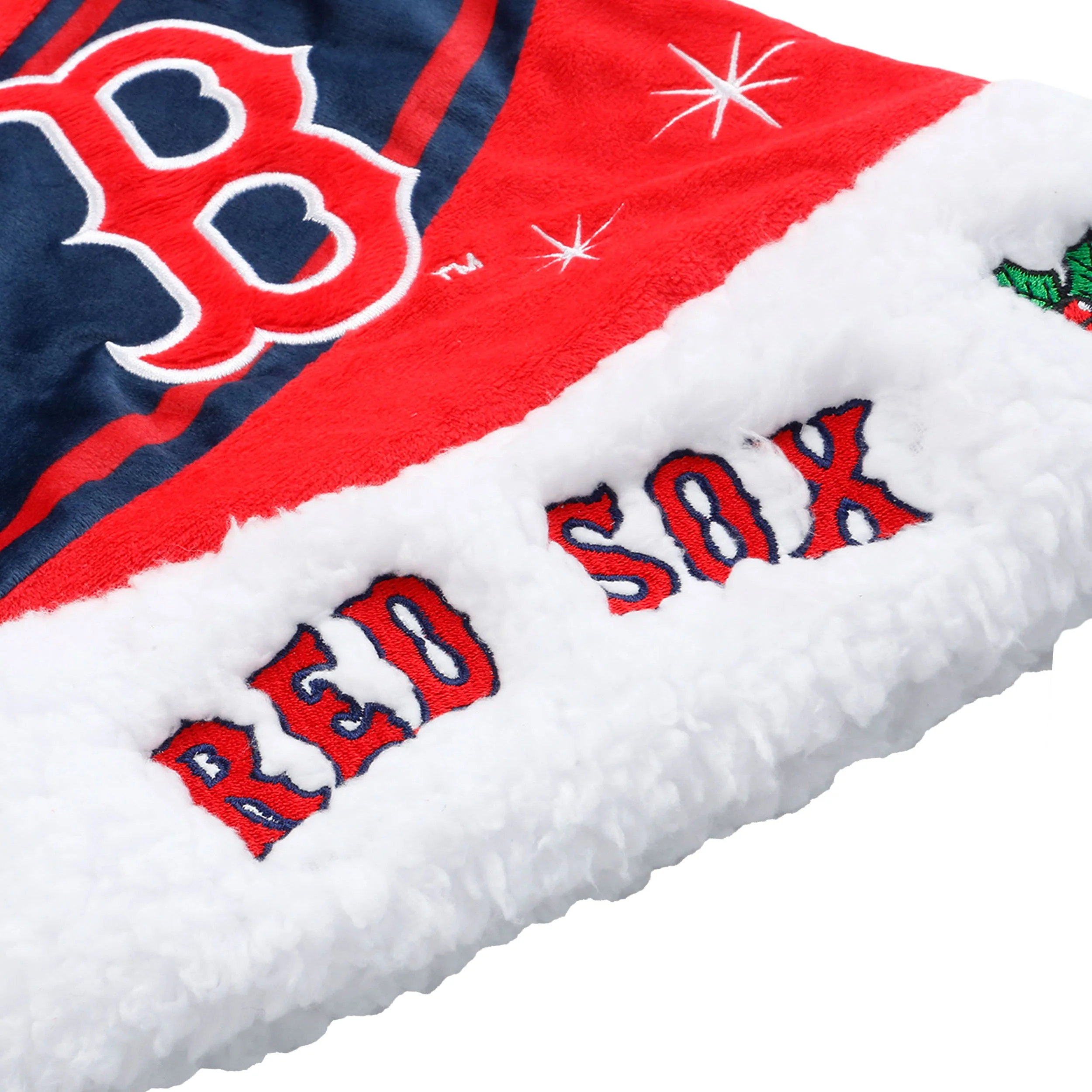 Boston Red Sox MLB High End Santa Hat - Image 2