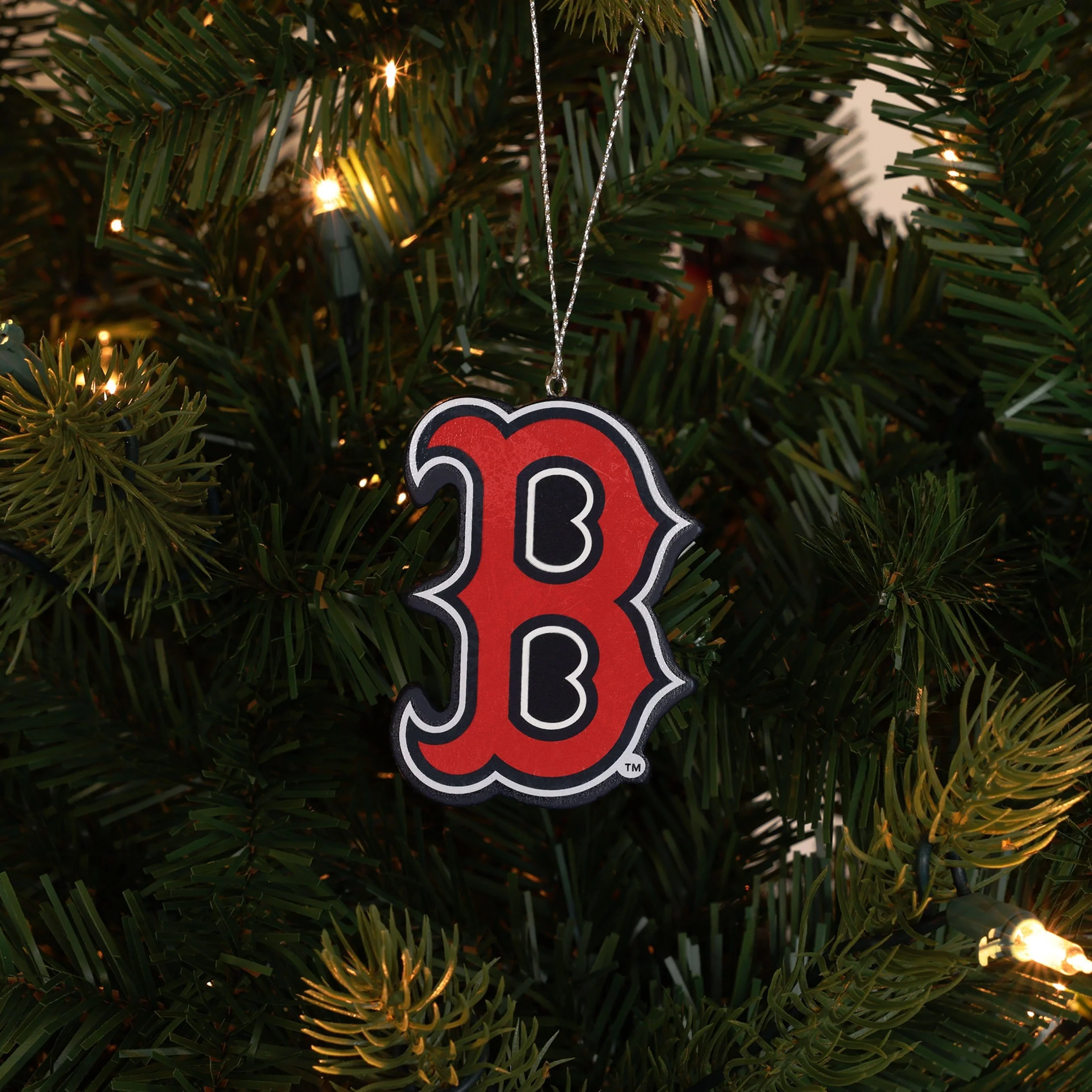 Boston Red Sox MLB Holiday Cheer Logo Ornament - Image 3