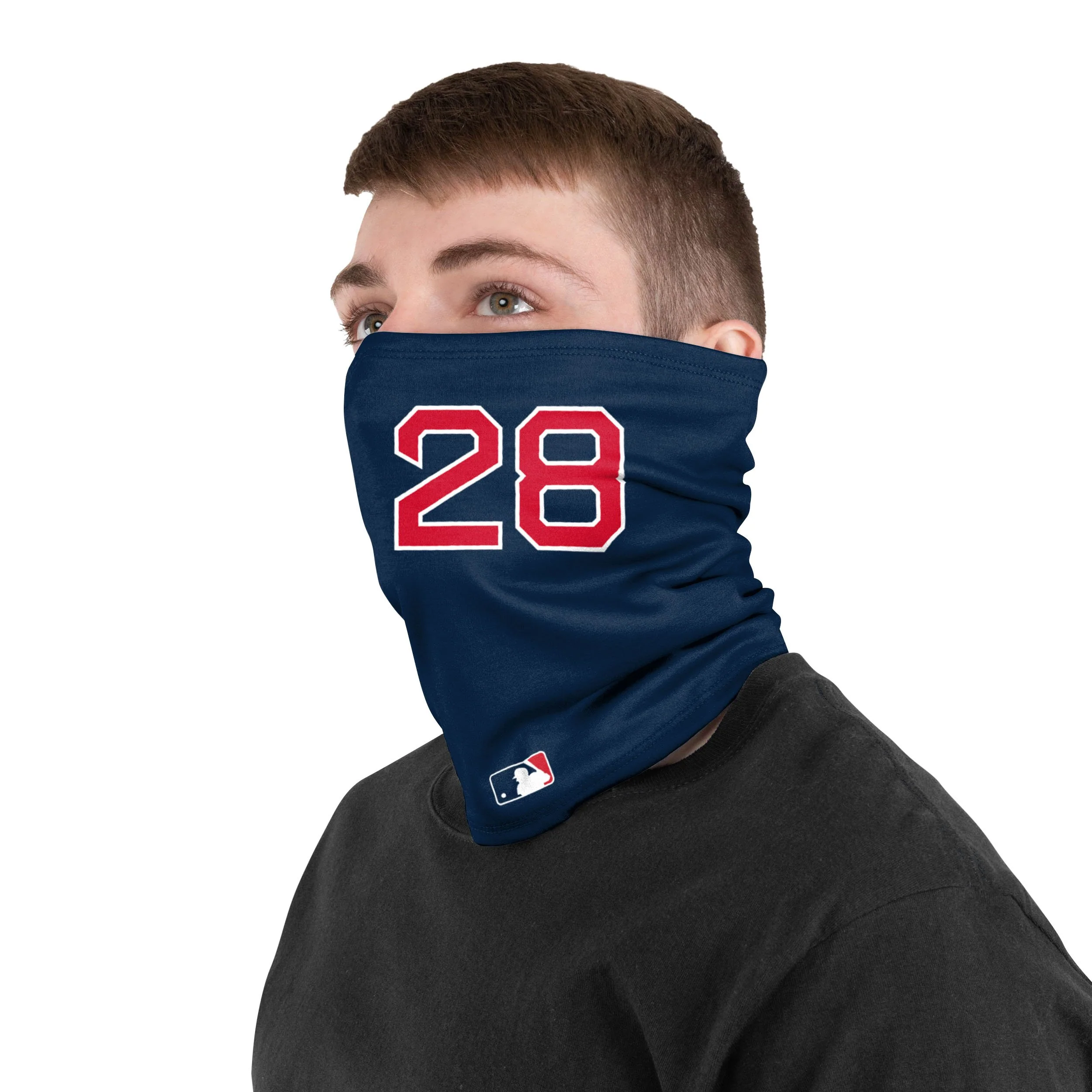 Boston Red Sox MLB JD Martinez On-Field Navy UV Gaiter Scarf - Image 3