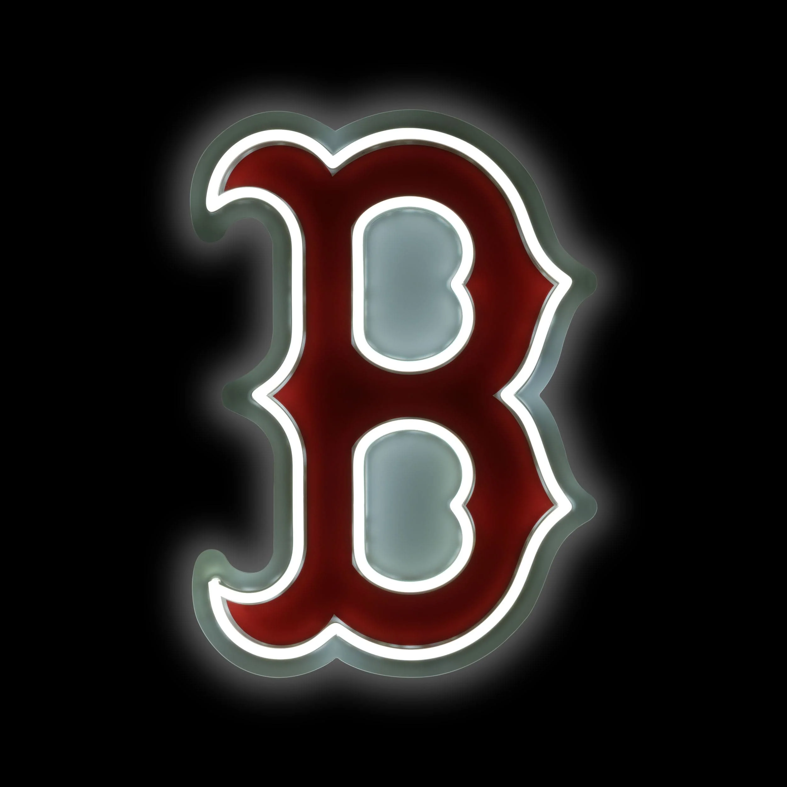 Boston Red Sox MLB LED Neon Light Up Team Logo Sign - Image 2