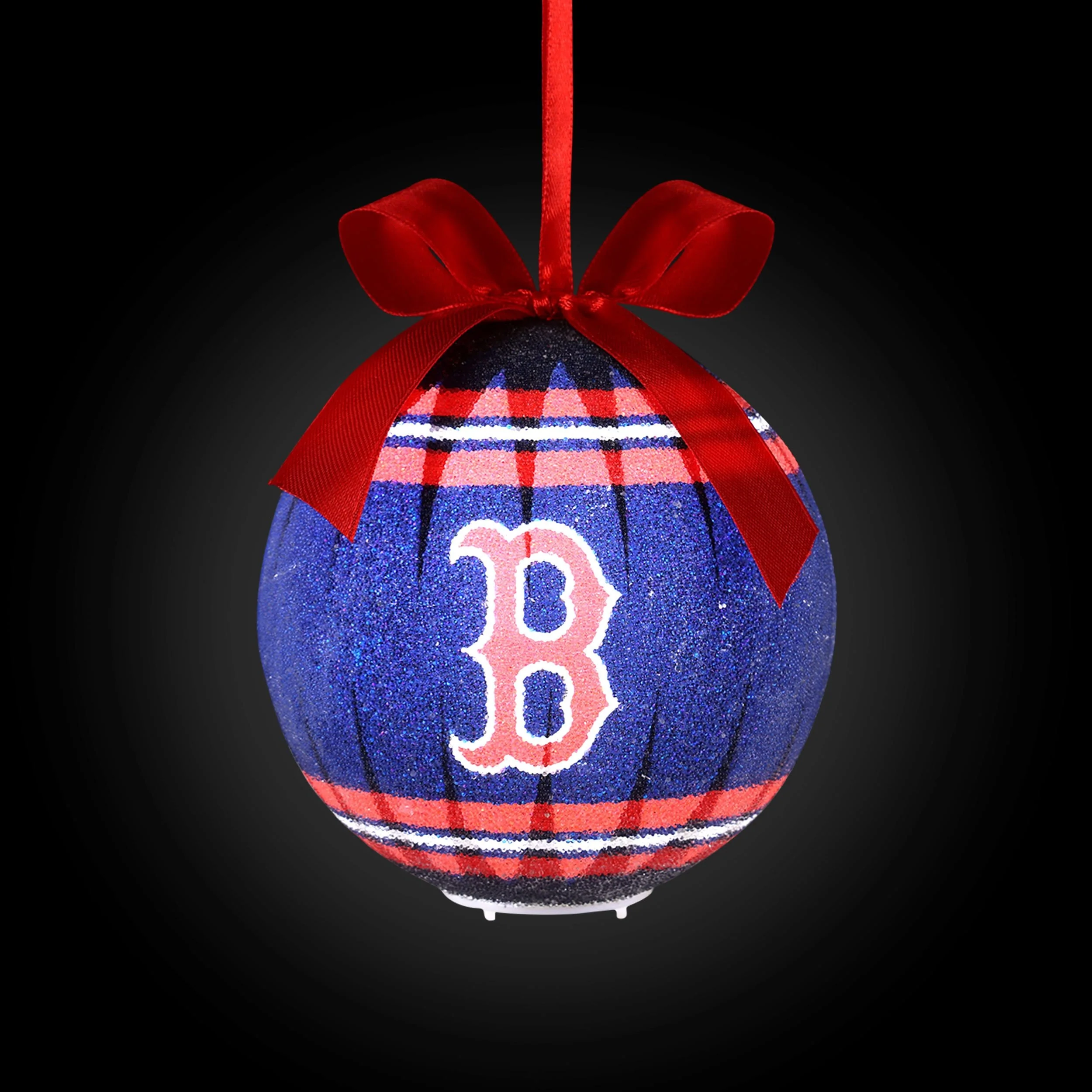 Boston Red Sox MLB LED Shatterproof Ball Ornament - Image 2