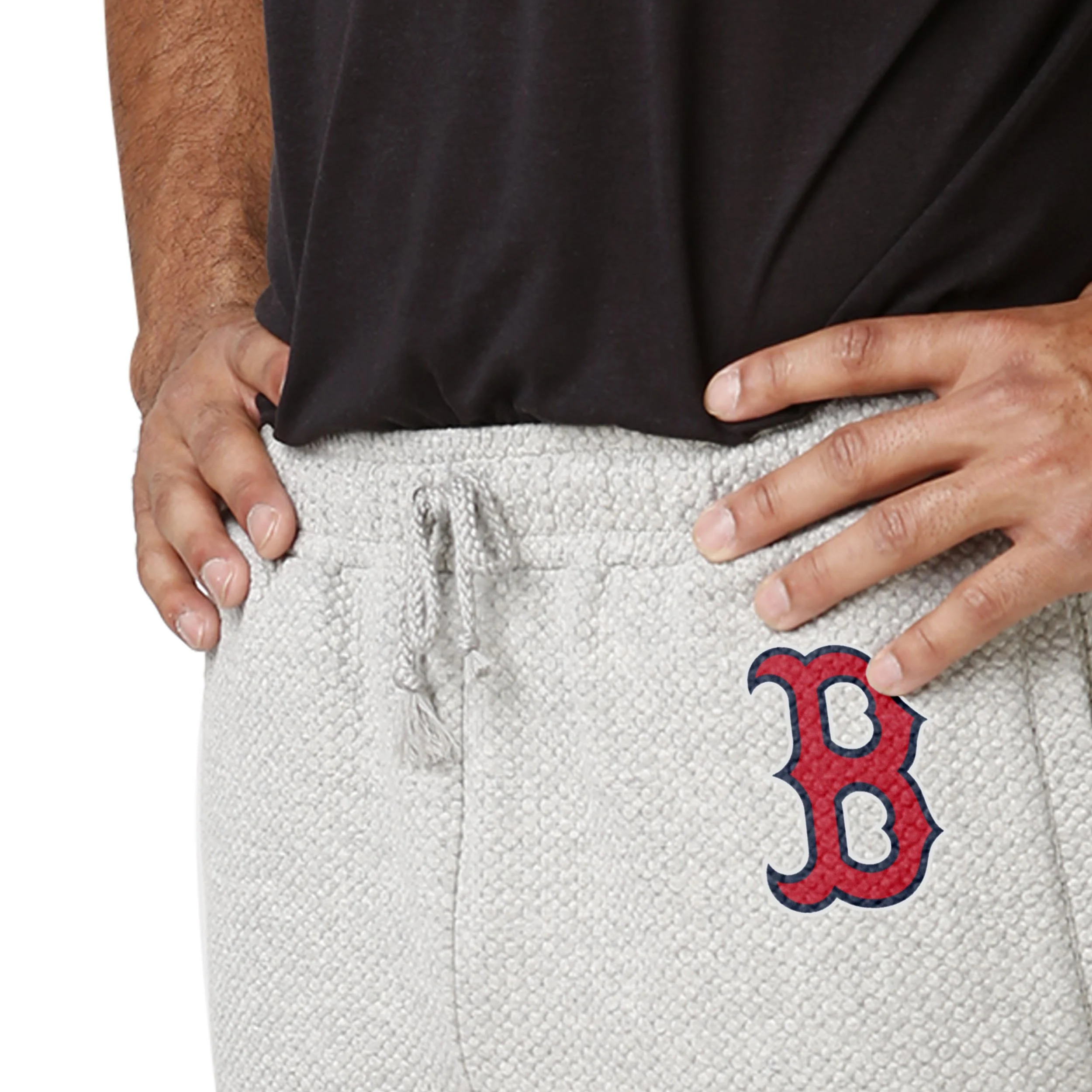 Boston Red Sox MLB Mens Gray Woven Joggers - Image 4