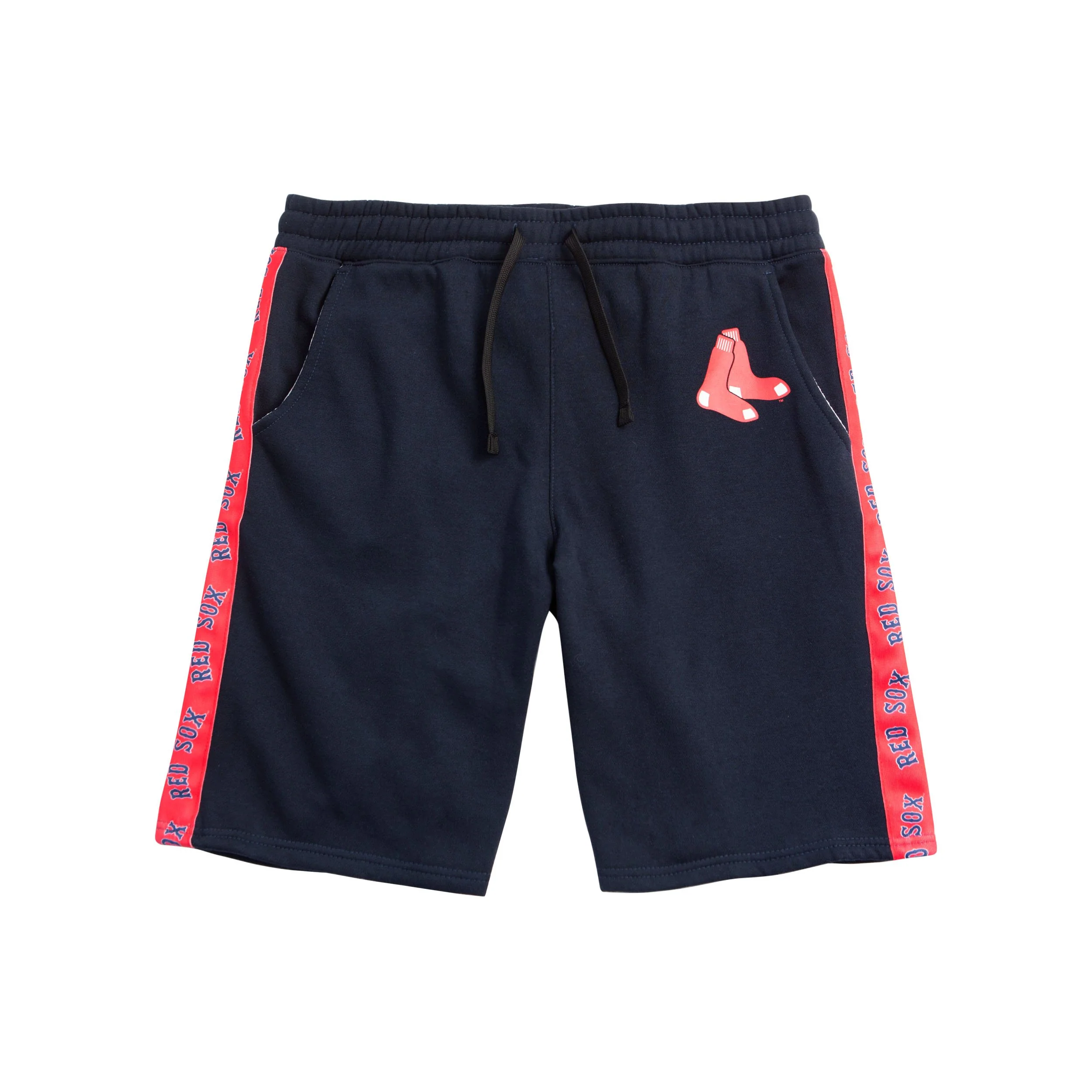 Boston Red Sox MLB Mens Lazy Lounge Fleece Shorts - Image 5