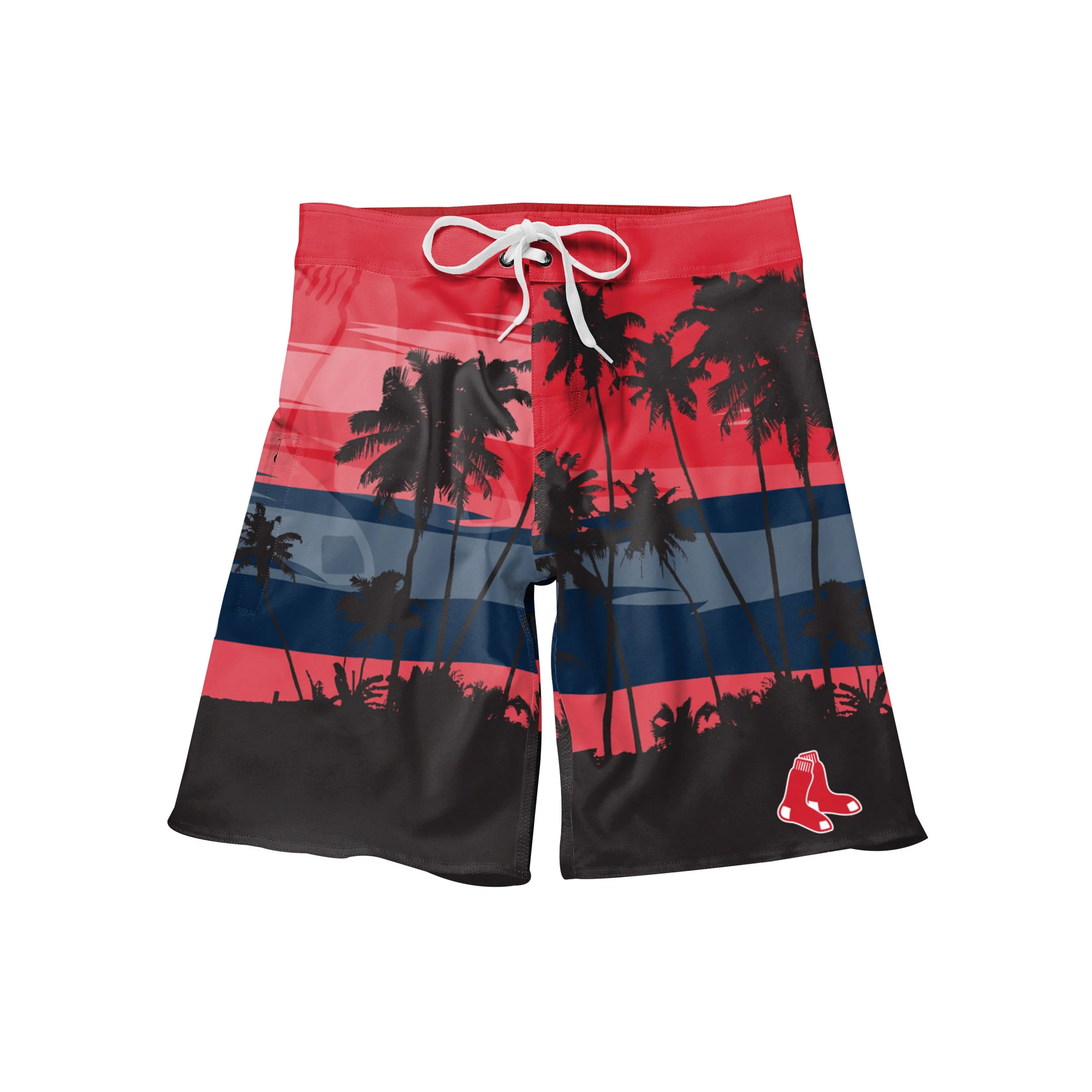 Boston Red Sox MLB Mens Sunset Boardshorts - Image 4