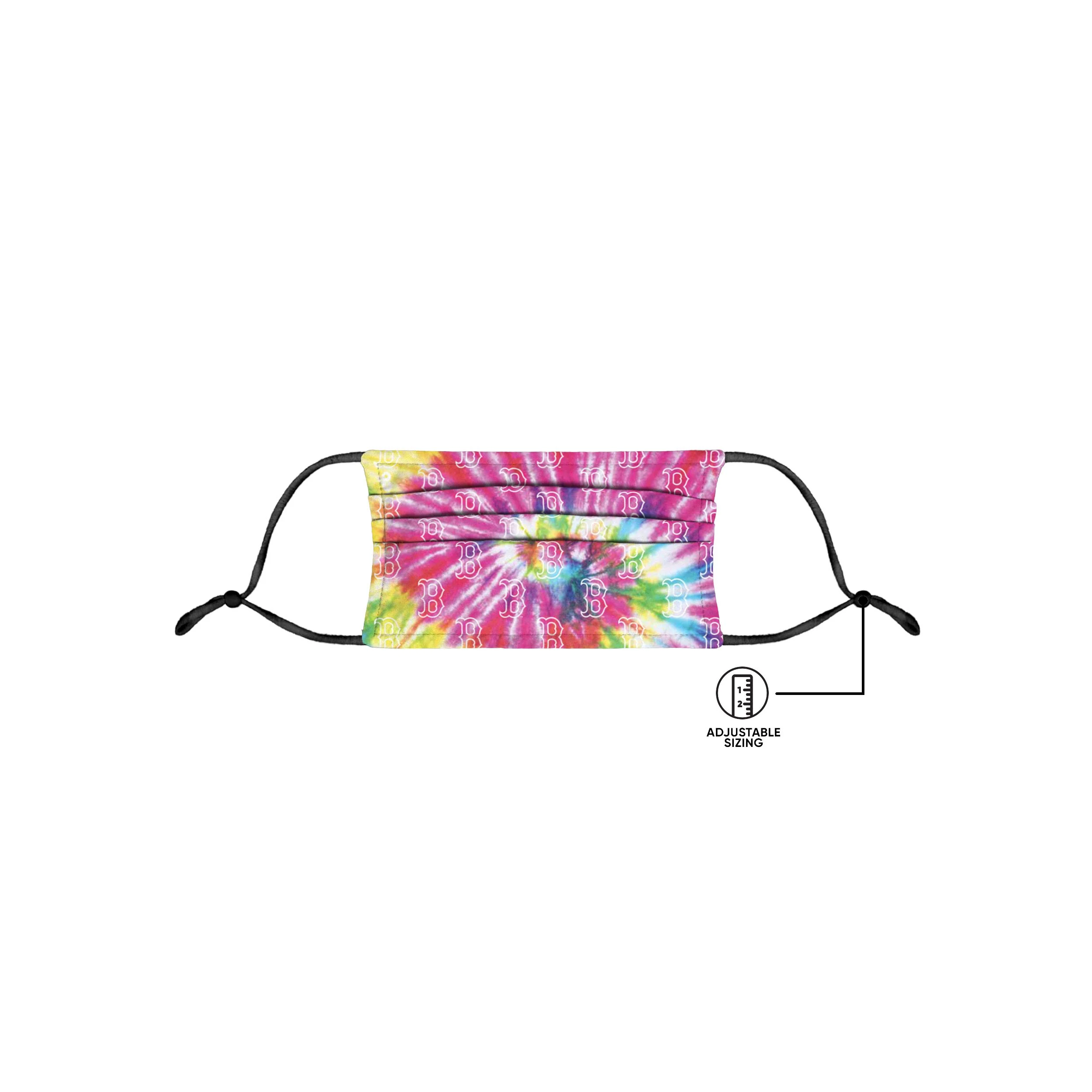Boston Red Sox MLB Pastel Tie-Dye Adjustable Face Cover - Image 5