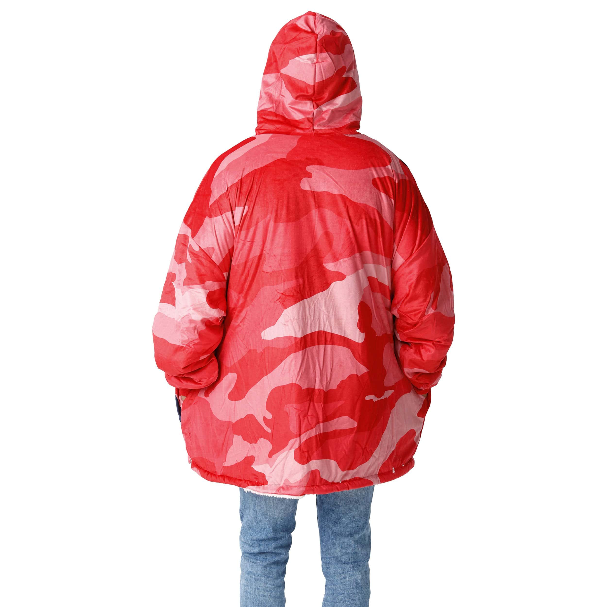 Boston Red Sox MLB Reversible Team Color Camo Hoodeez - Image 2