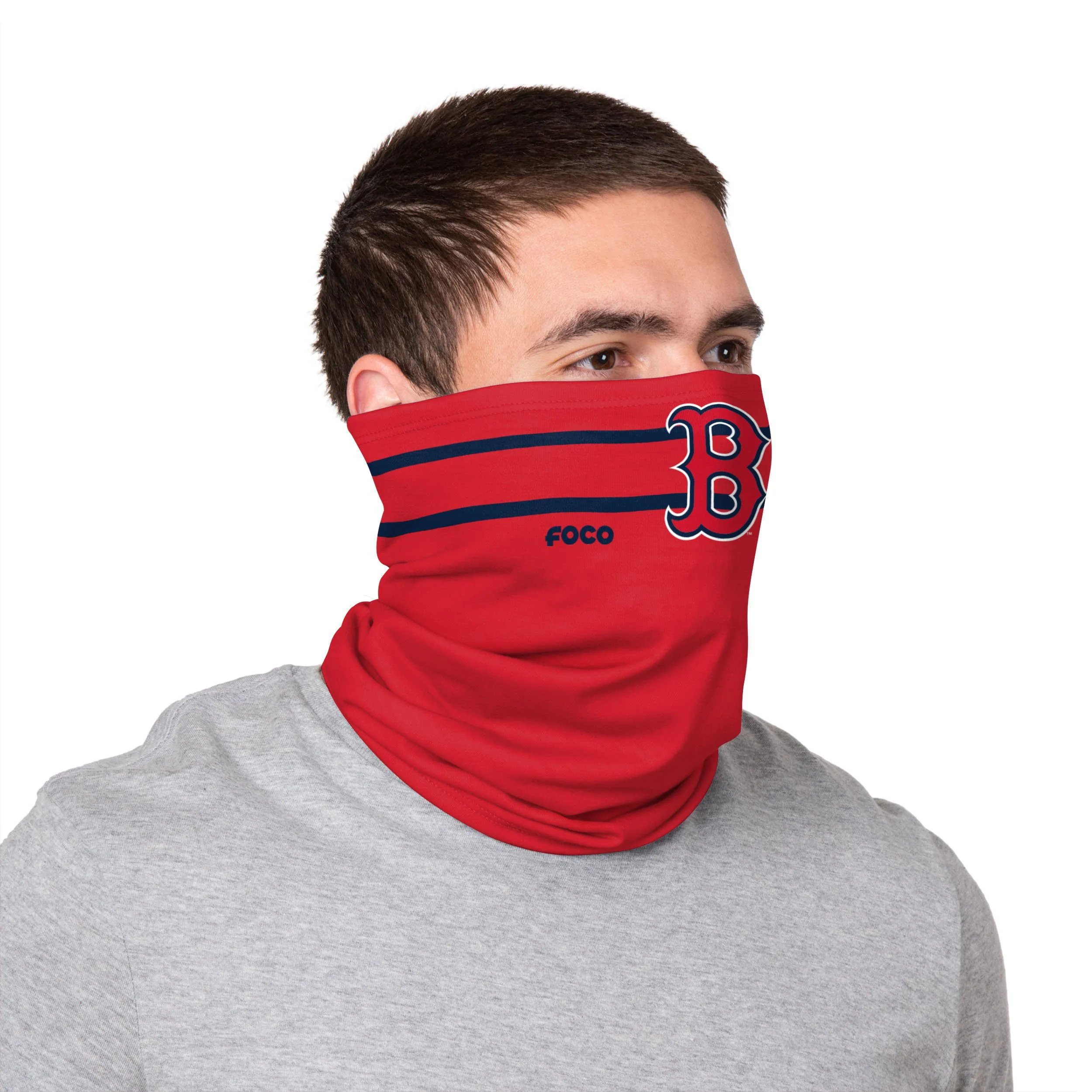 Boston Red Sox MLB Stitched 2 Pack Gaiter Scarf - Image 3