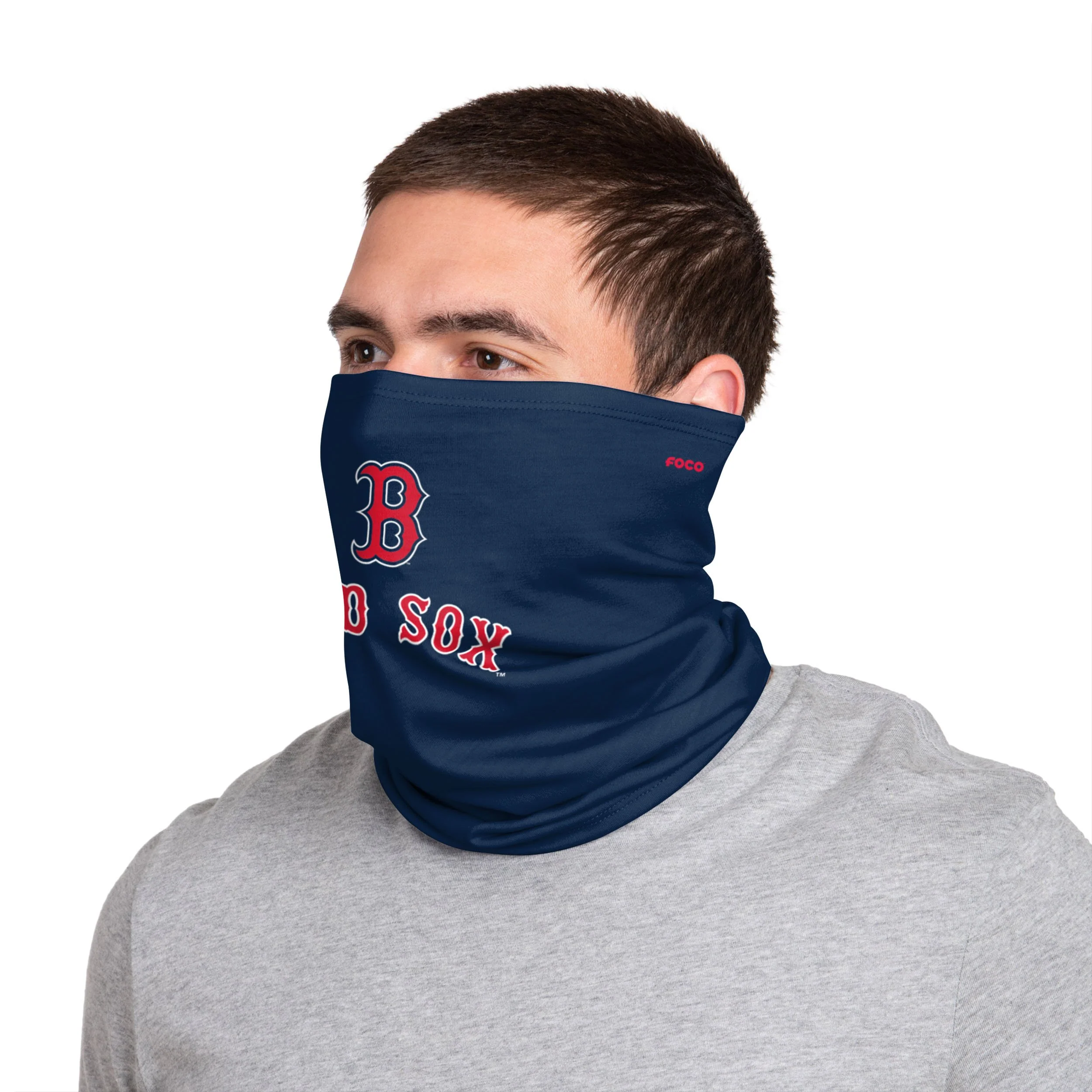 Boston Red Sox MLB Team Logo Stitched Gaiter Scarf - Image 4