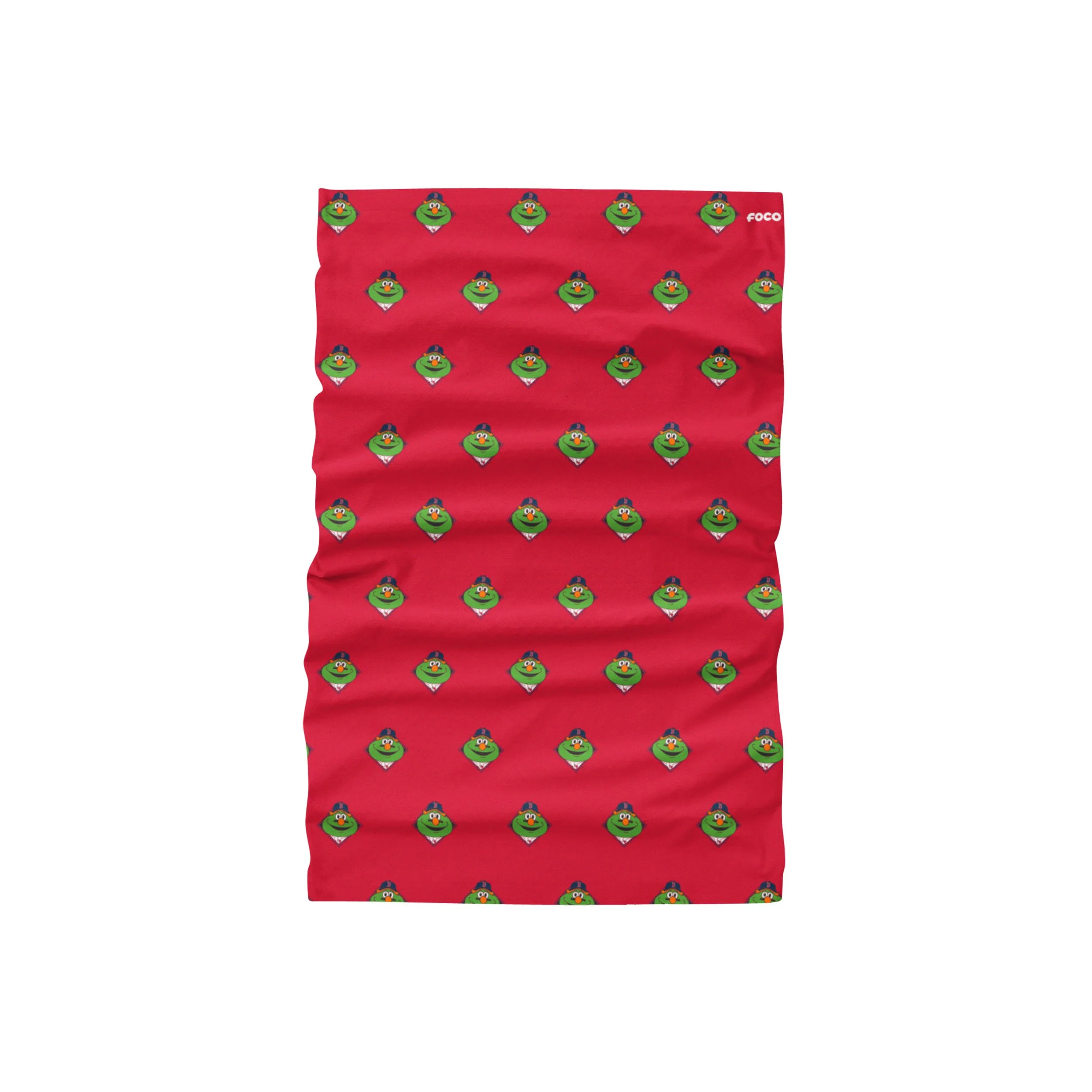 Boston Red Sox MLB Wally the Green Monster Mini Print Mascot Gaiter Scarf - Image 2