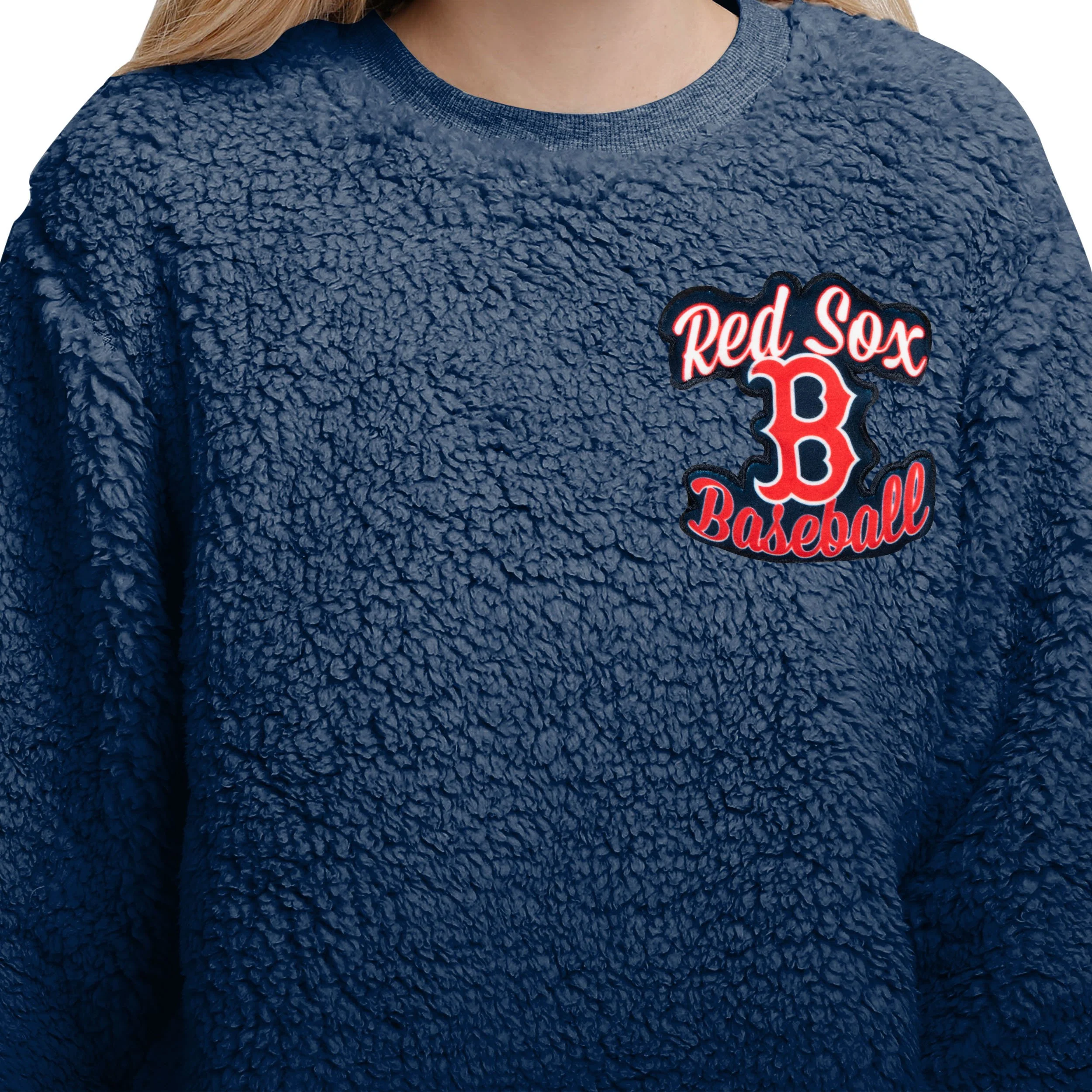 Boston Red Sox MLB Womens Sherpa Lounge Set - Image 3