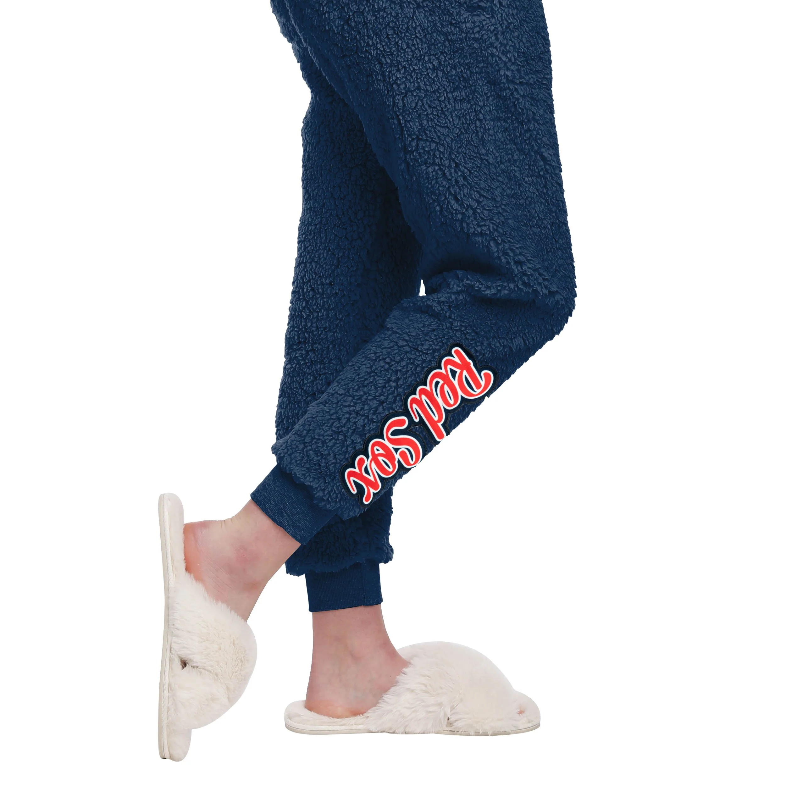 Boston Red Sox MLB Womens Sherpa Lounge Set - Image 5