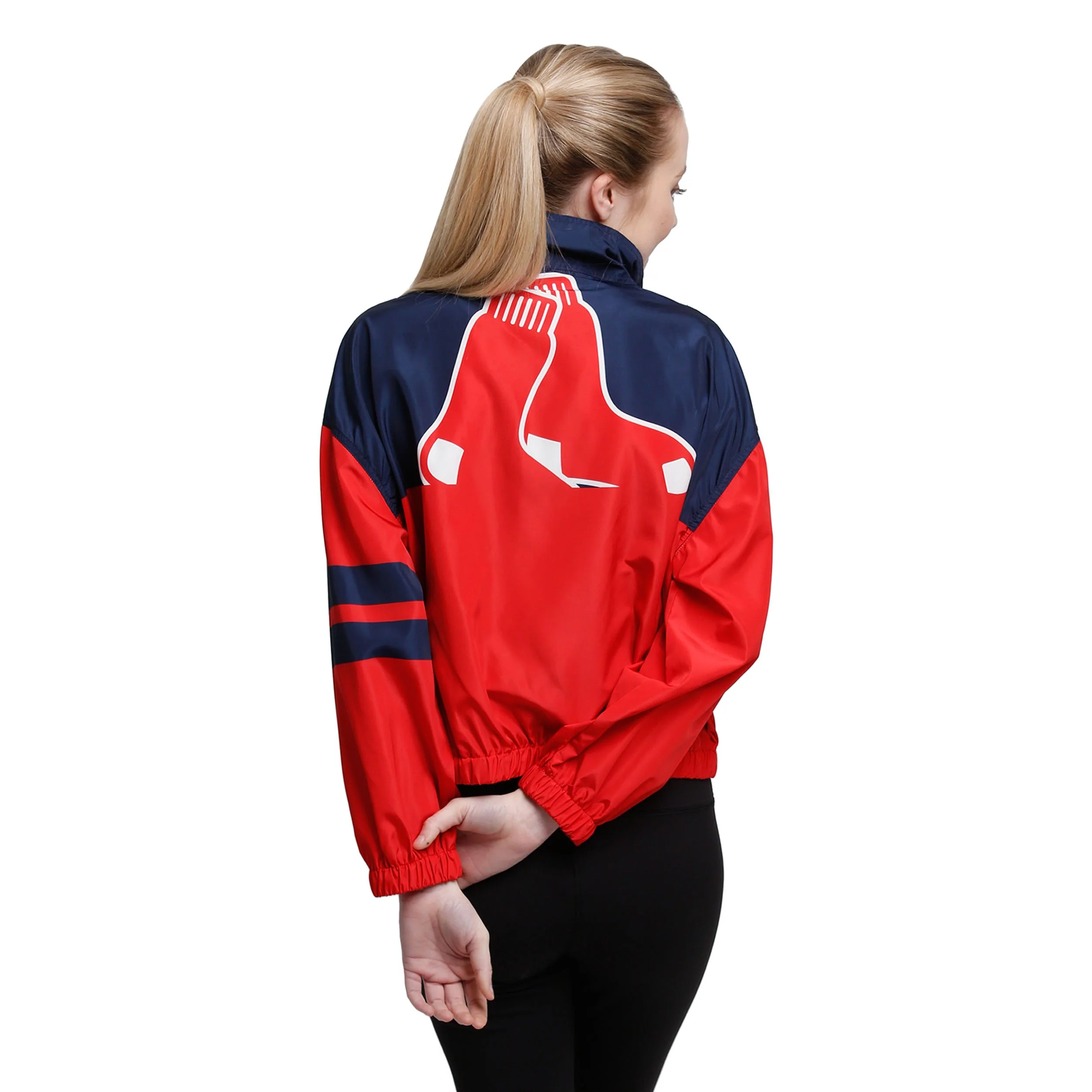 Boston Red Sox MLB Womens Winning Play Windbreaker - Image 2