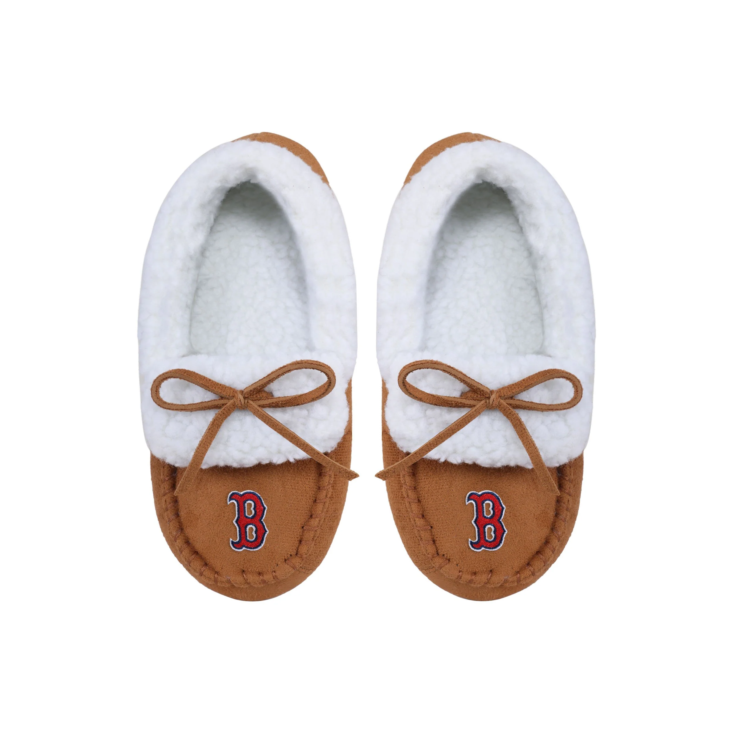Boston Red Sox MLB Youth Moccasin Slippers - Image 4
