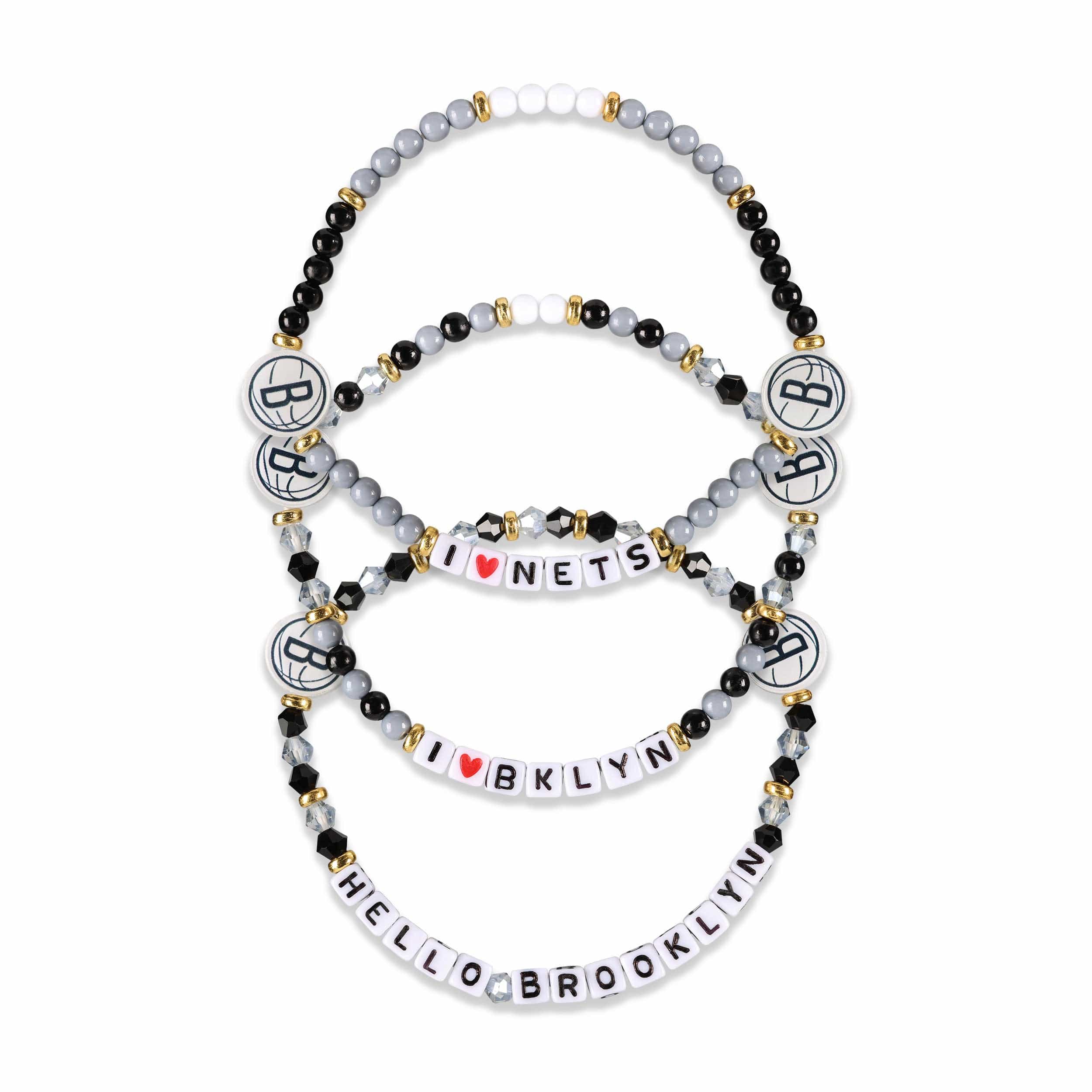 Brooklyn Nets NBA 3 Pack Friendship Bracelet