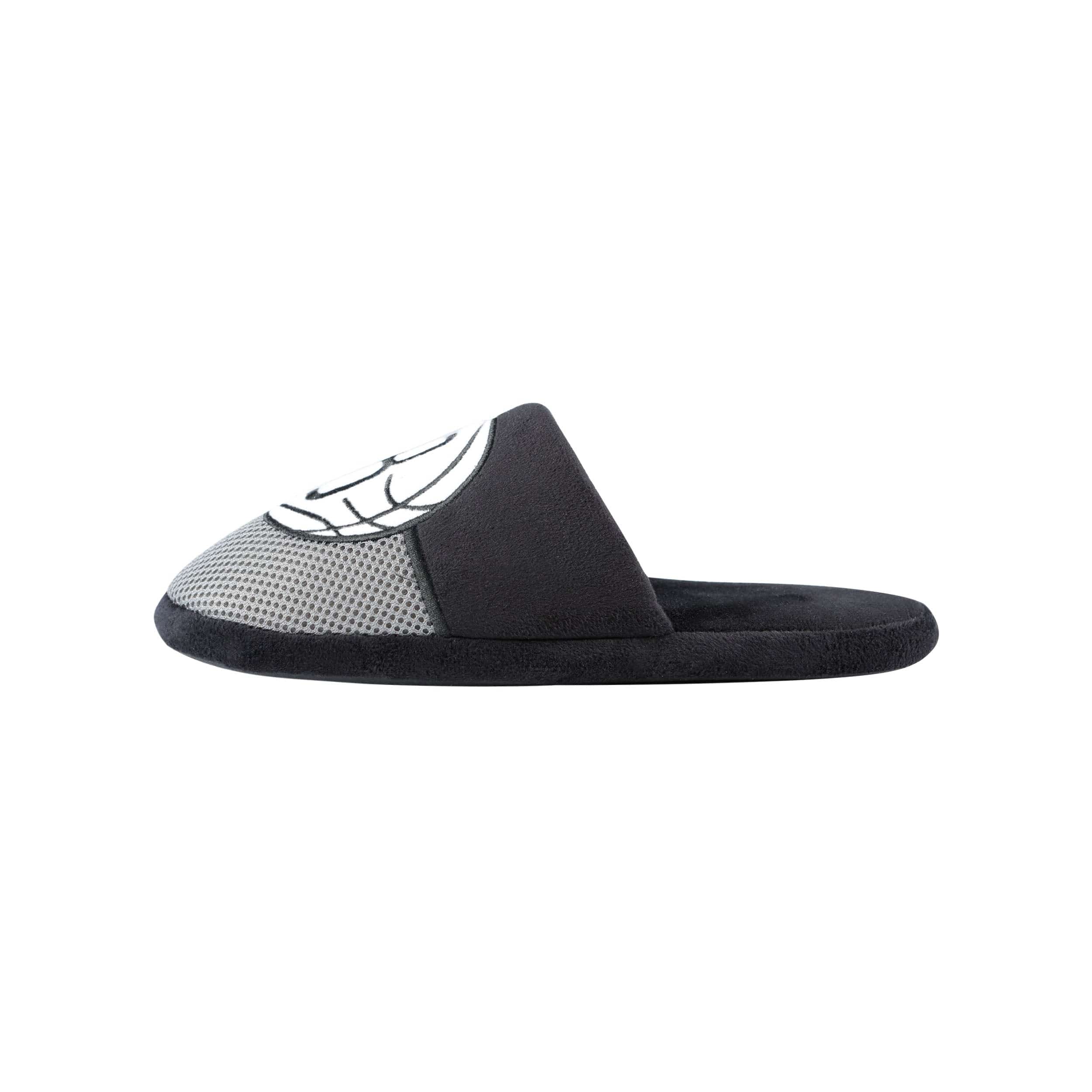 Brooklyn Nets NBA Mens Team Logo Staycation Slippers - Image 2