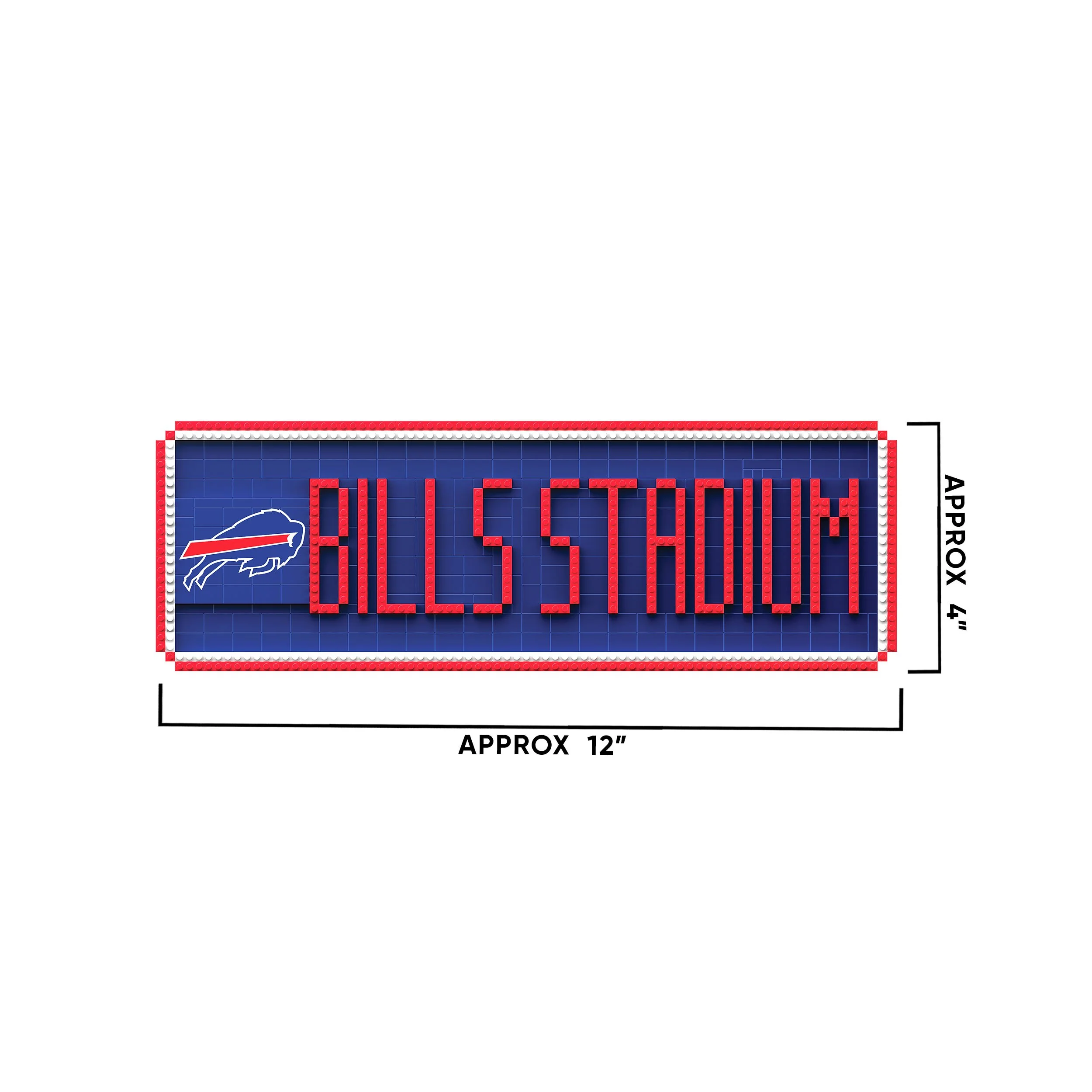 Buffalo Bills NFL BRXLZ Stadium Street Sign - Image 2