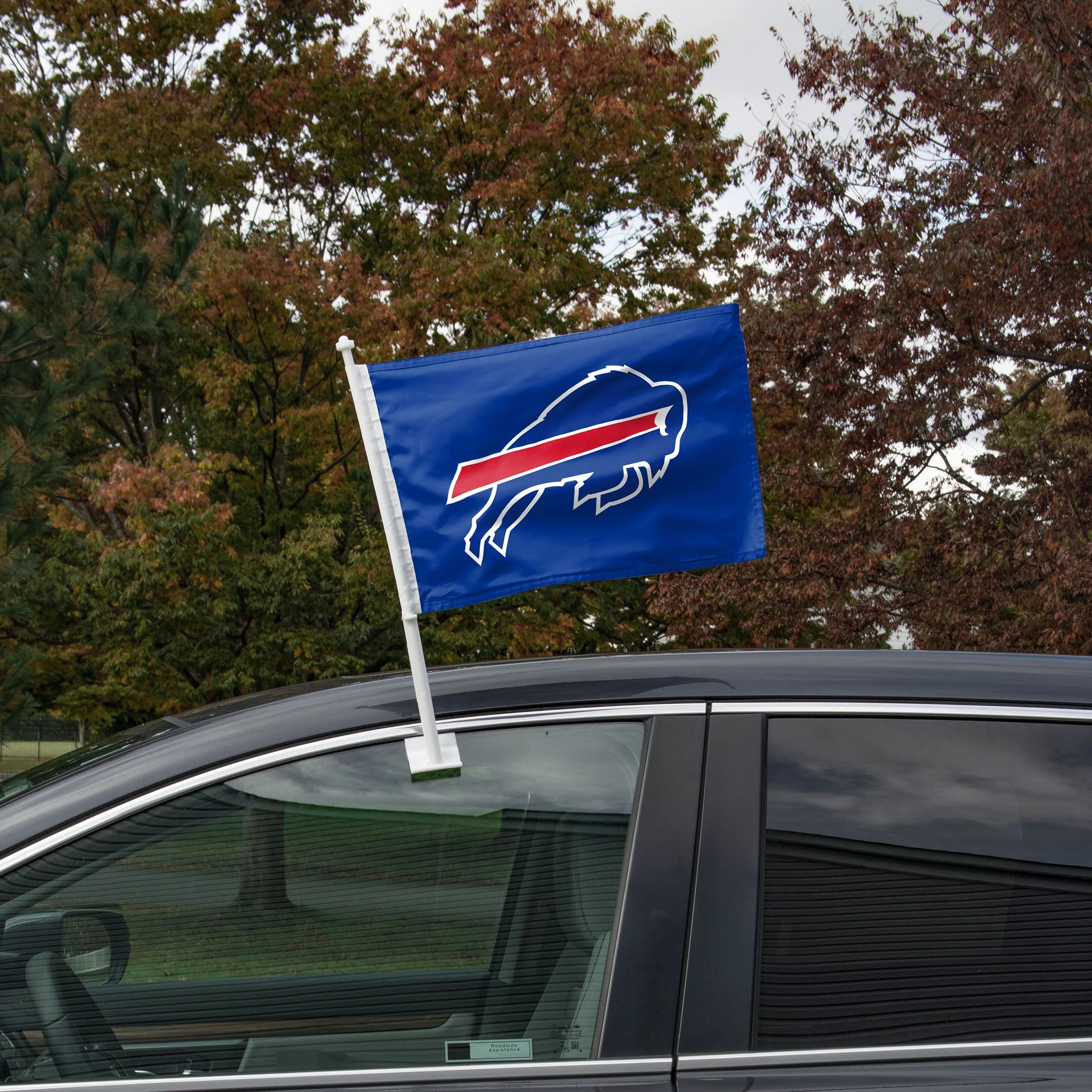 Buffalo Bills NFL 2 Pack Solid Car Flag - Image 2