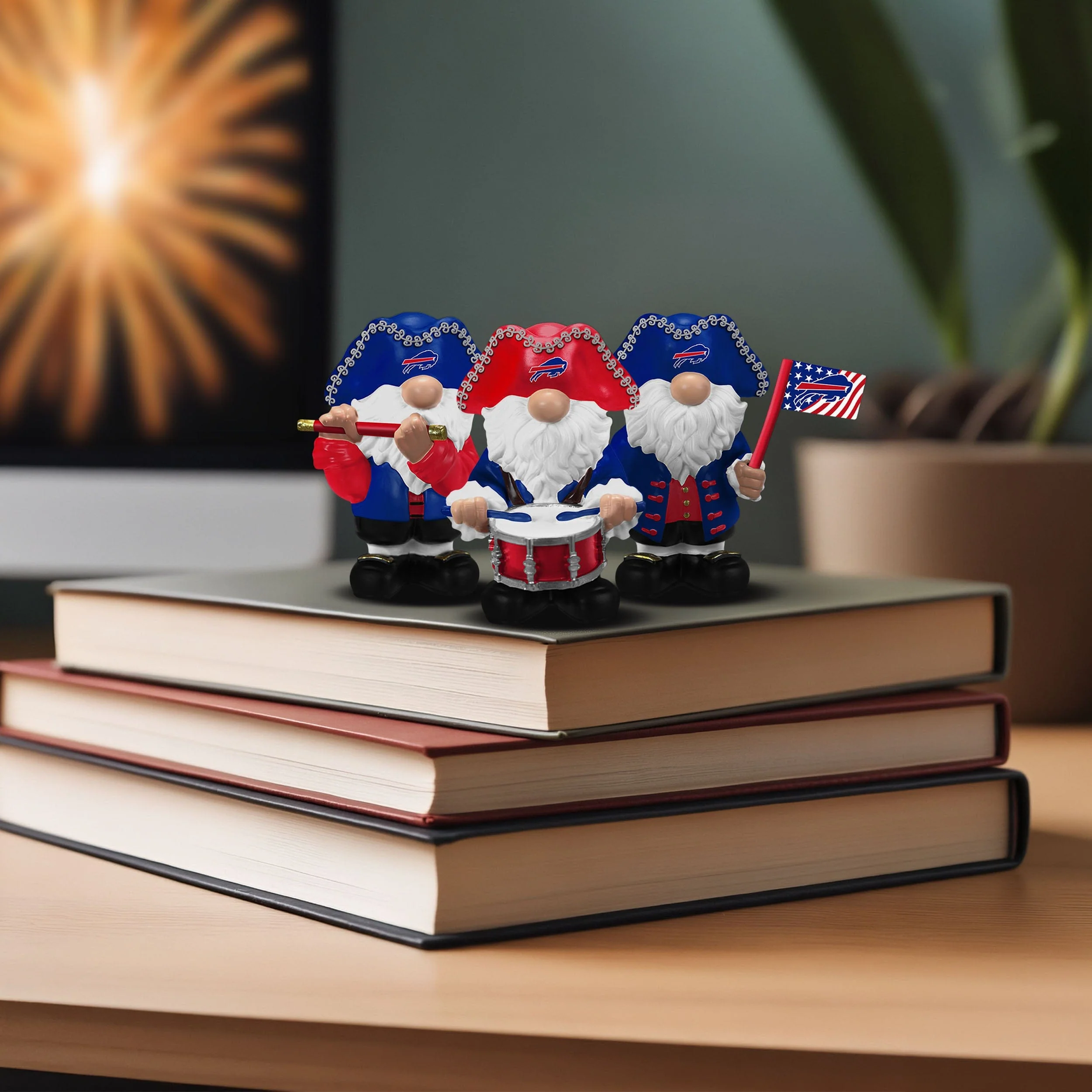 Buffalo Bills NFL 3 Pack Americana Mini Gnome Set - Image 4
