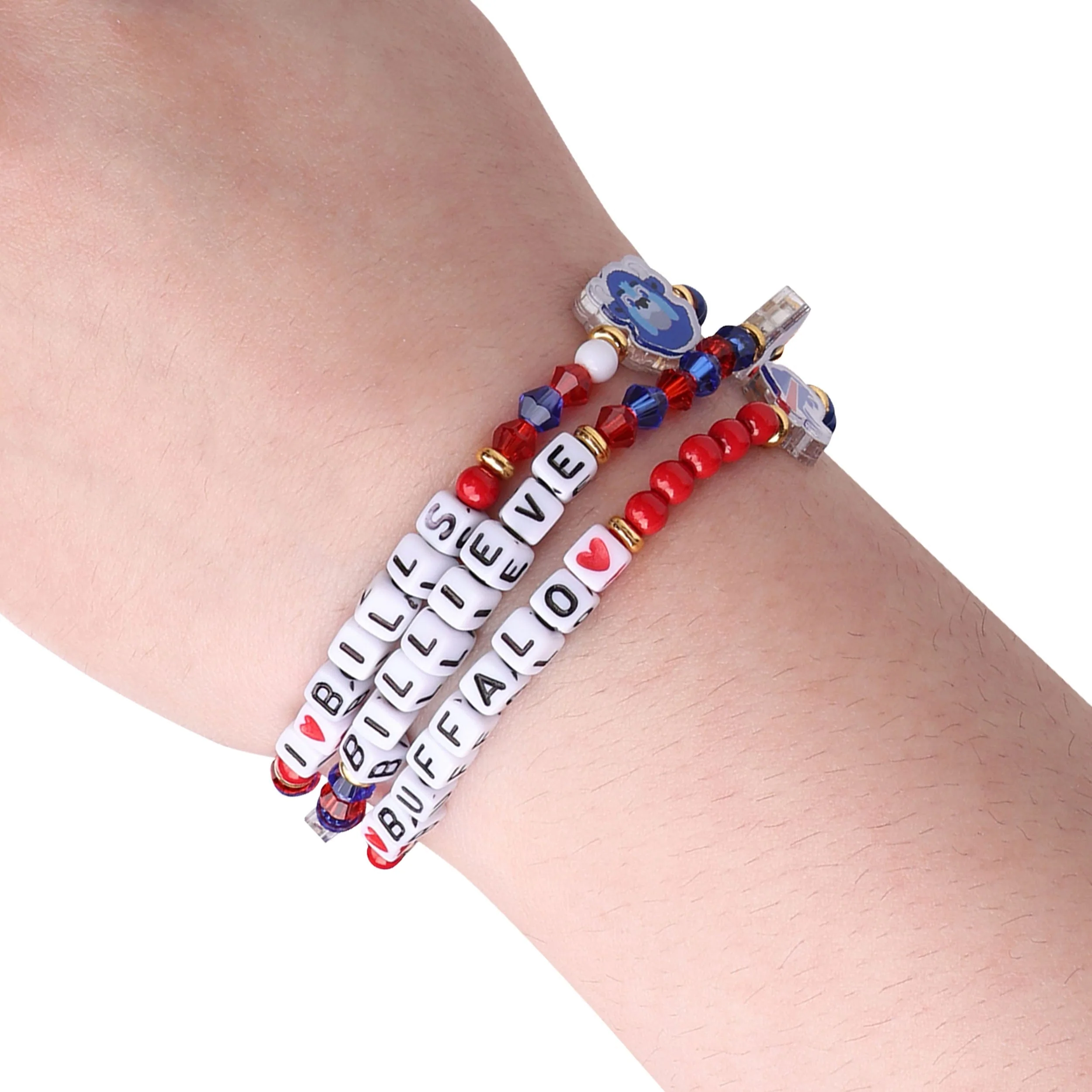 Buffalo Bills NFL 3 Pack Friendship Bracelet - Image 4