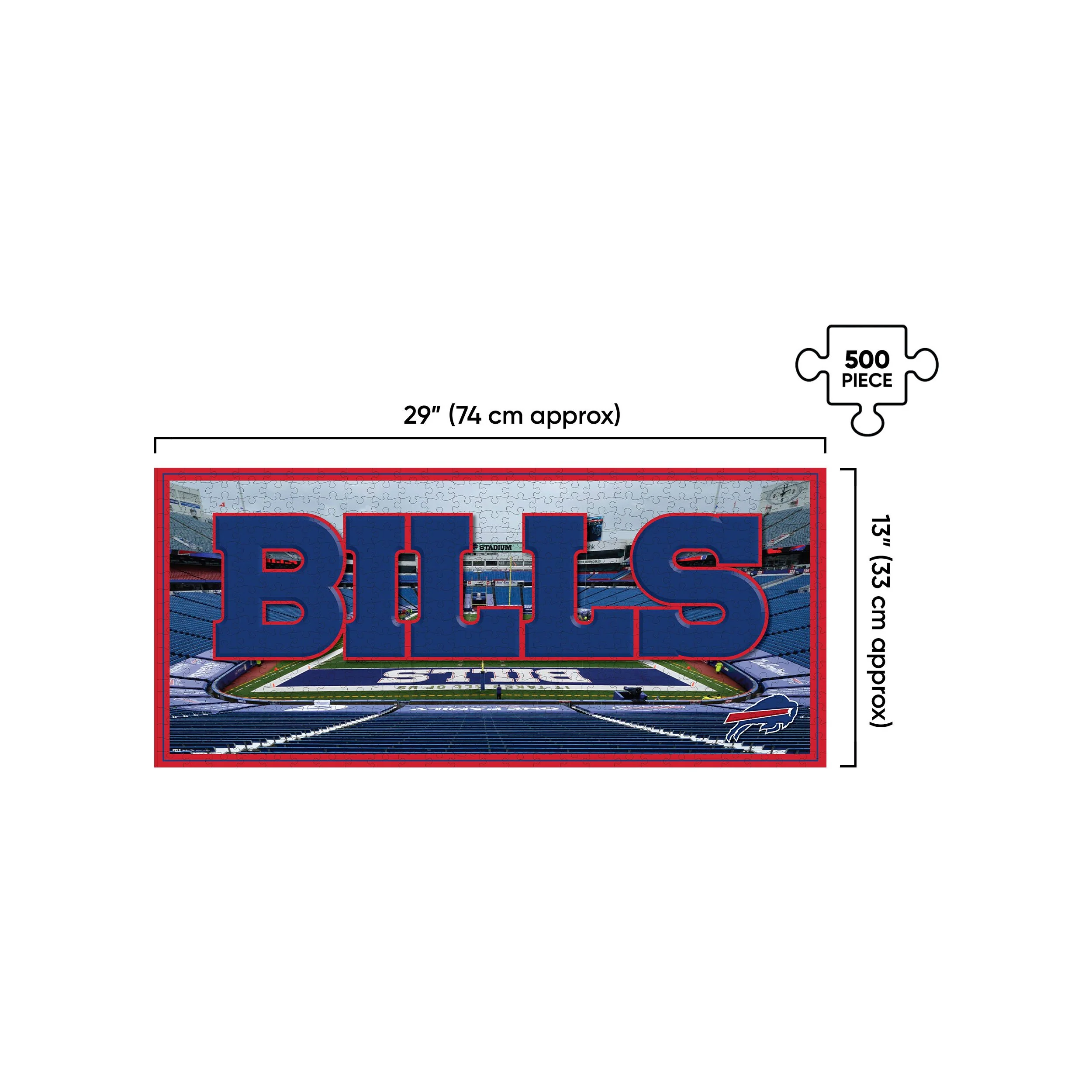 Buffalo Bills NFL 500 Piece Stadiumscape Jigsaw Puzzle PZLZ - Bills Stadium - Image 2