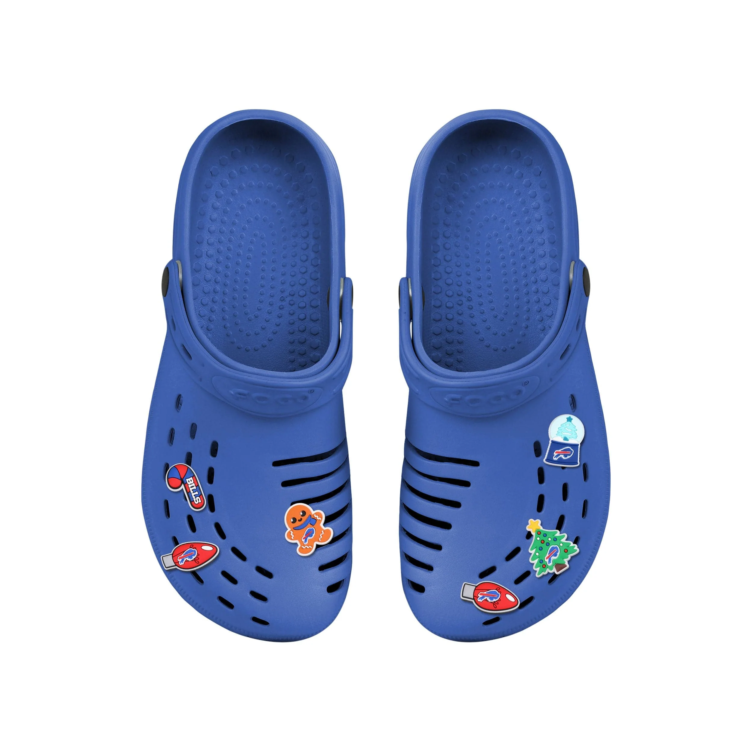 Buffalo Bills NFL 6 Pack Holiday Team Clog Charms - Image 4