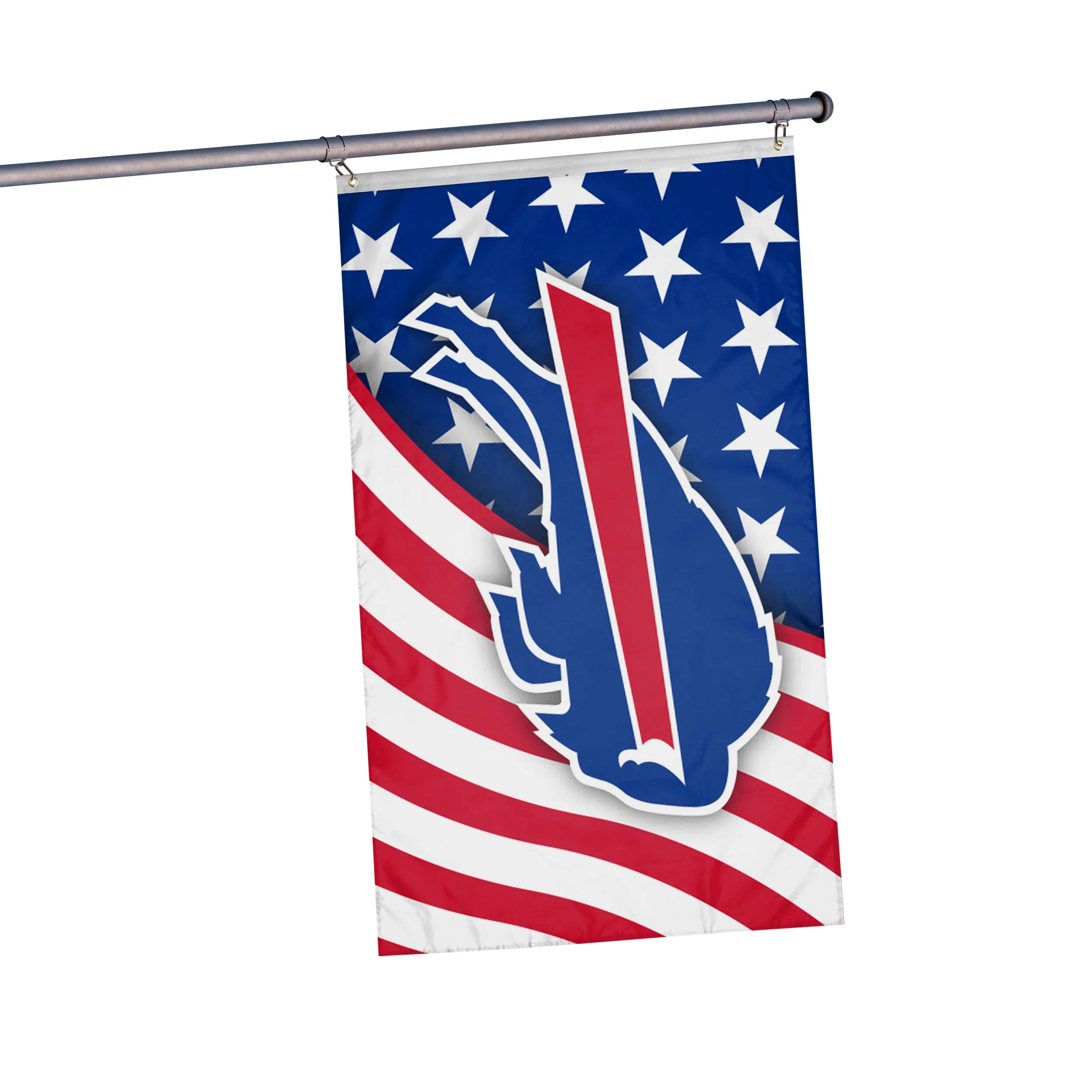 Buffalo Bills NFL Americana Horizontal Flag