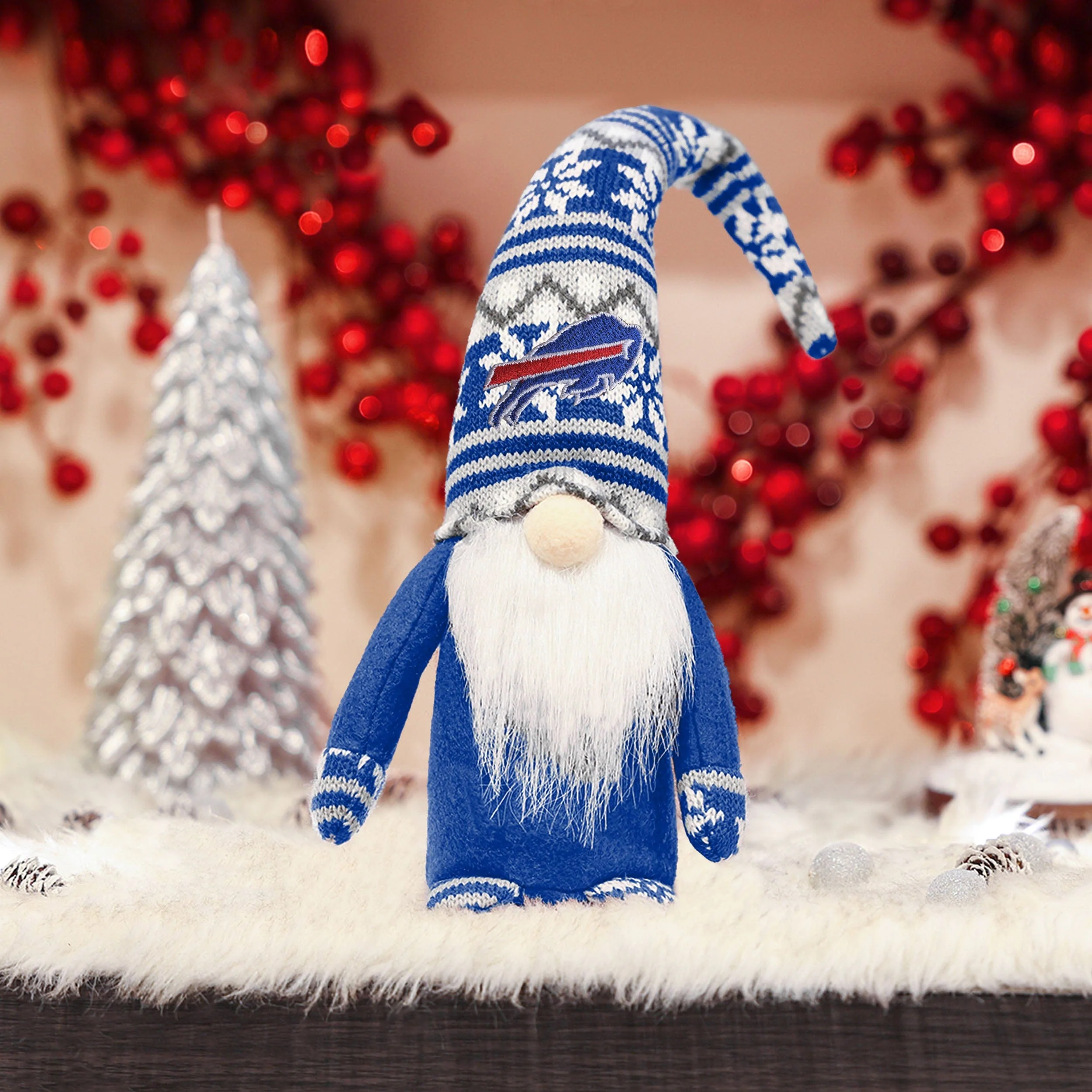 Buffalo Bills NFL Bent Hat Plush Gnome - Image 2